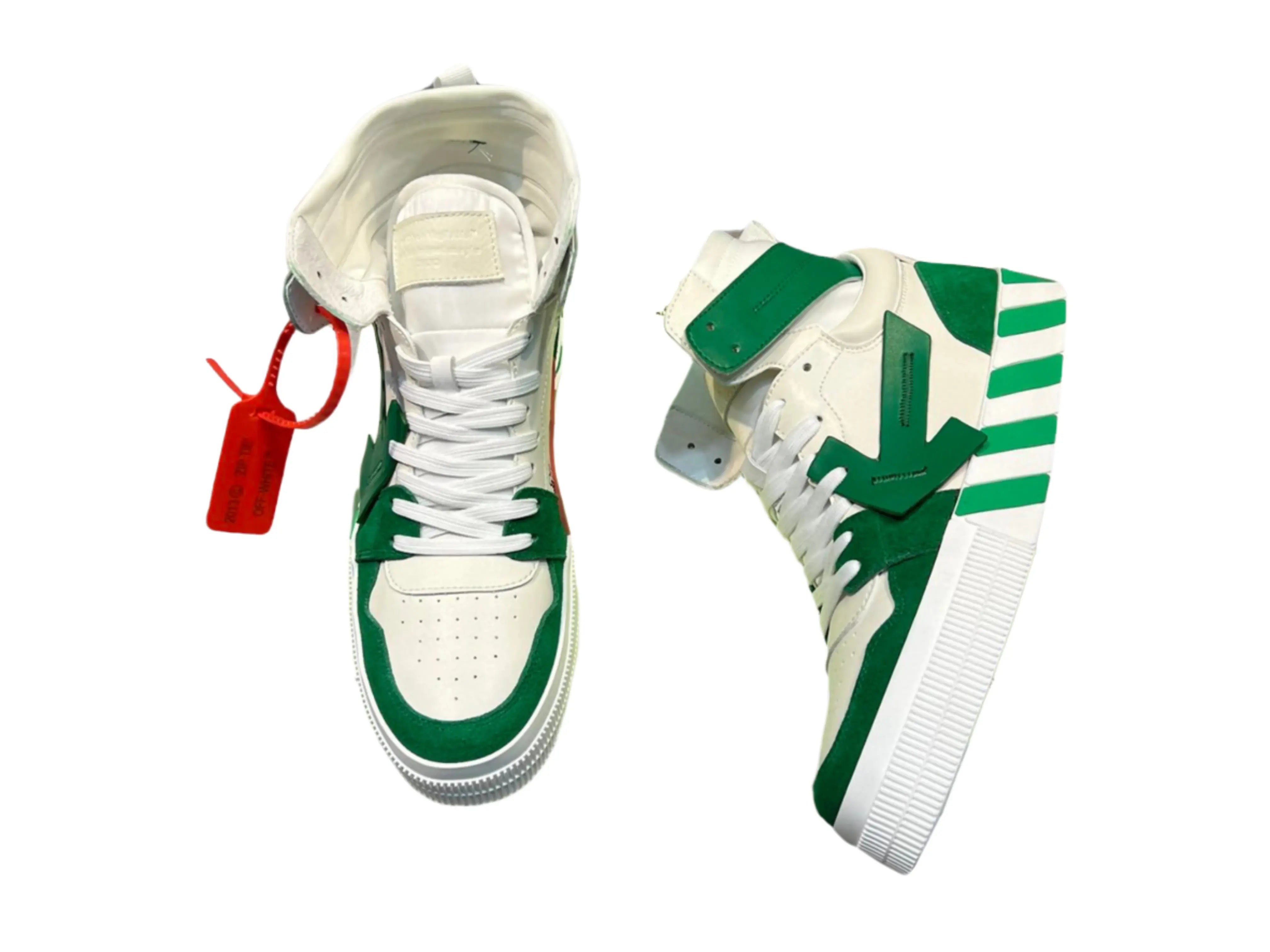 Off-White Off-Court 3.0 High Top - Green & White Off-White