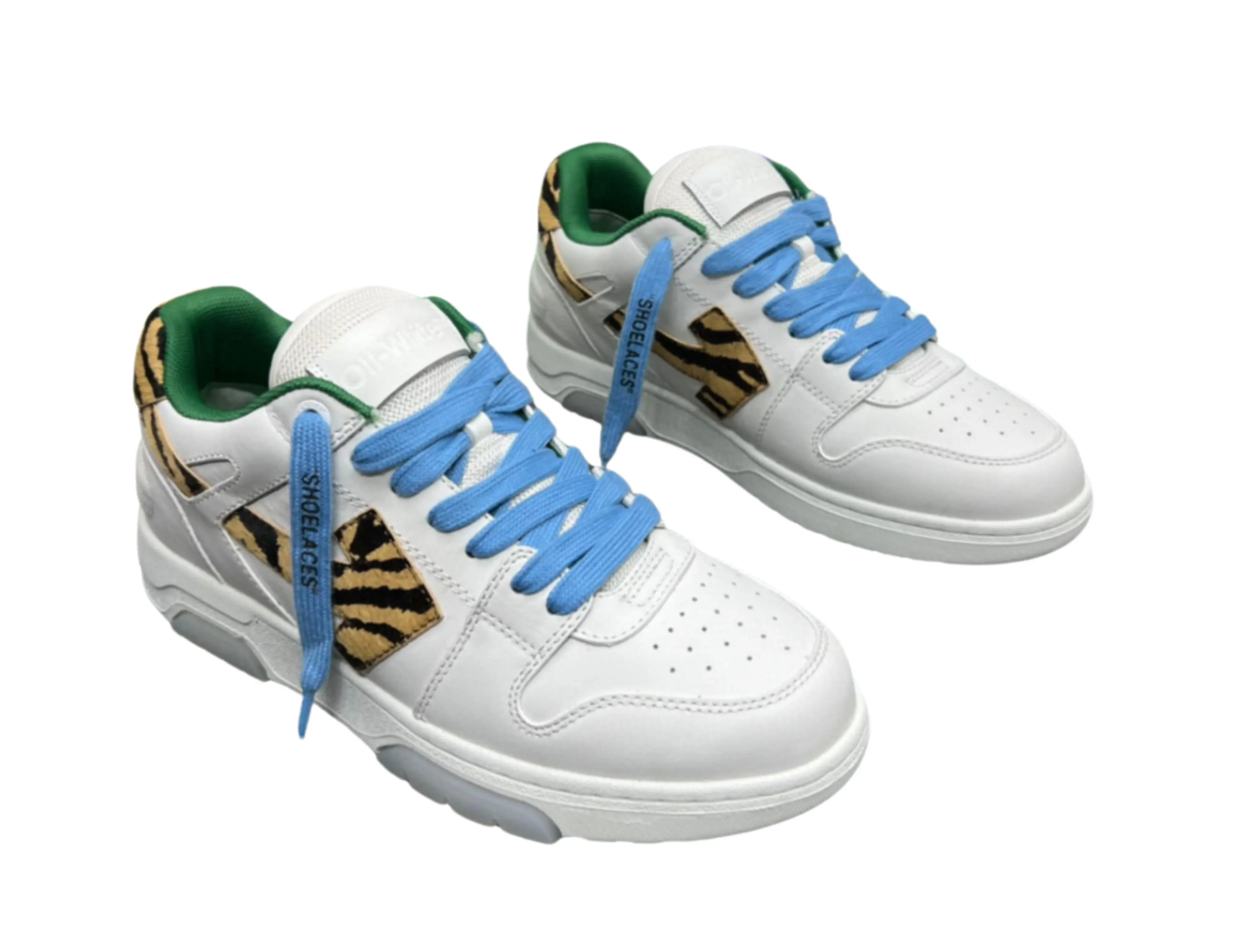 Off-White Out of Office - White & Tiger Print Off-White