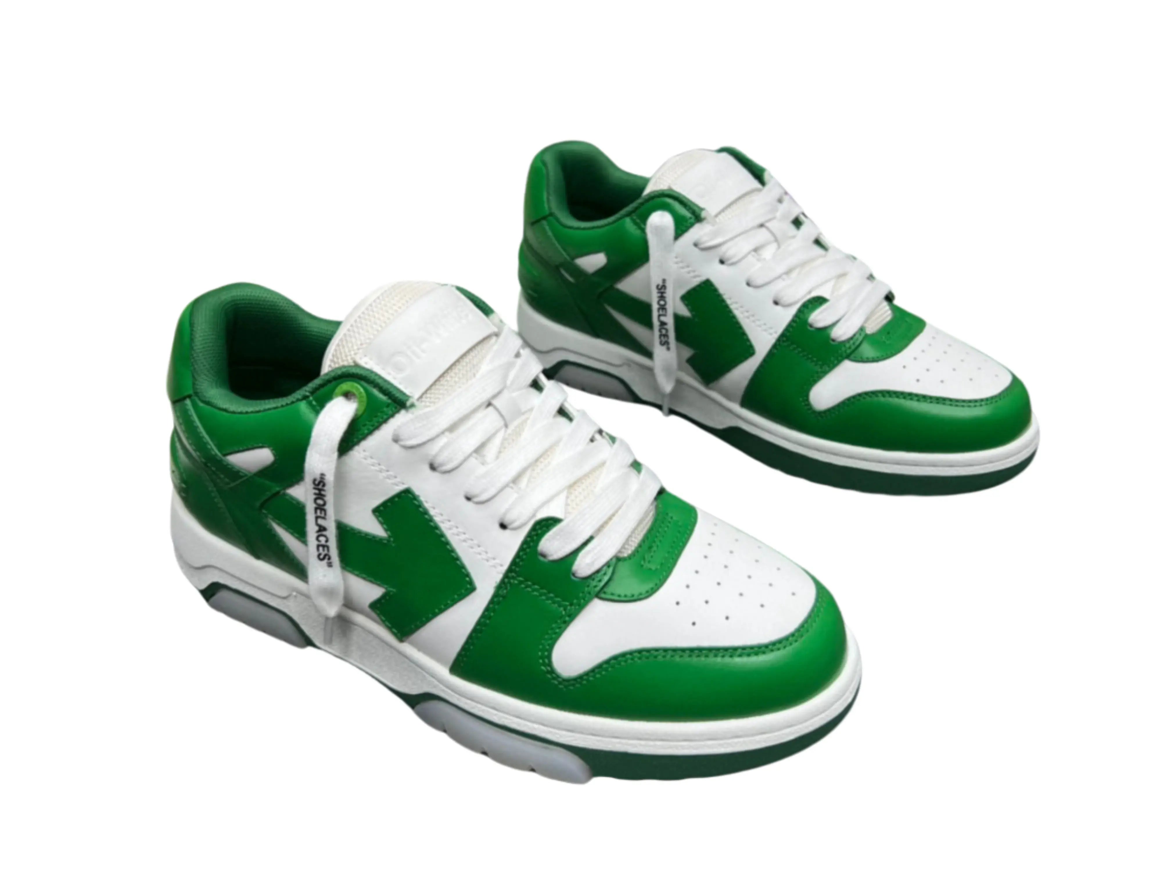 Off-White Out of Office - Green & White Off-White
