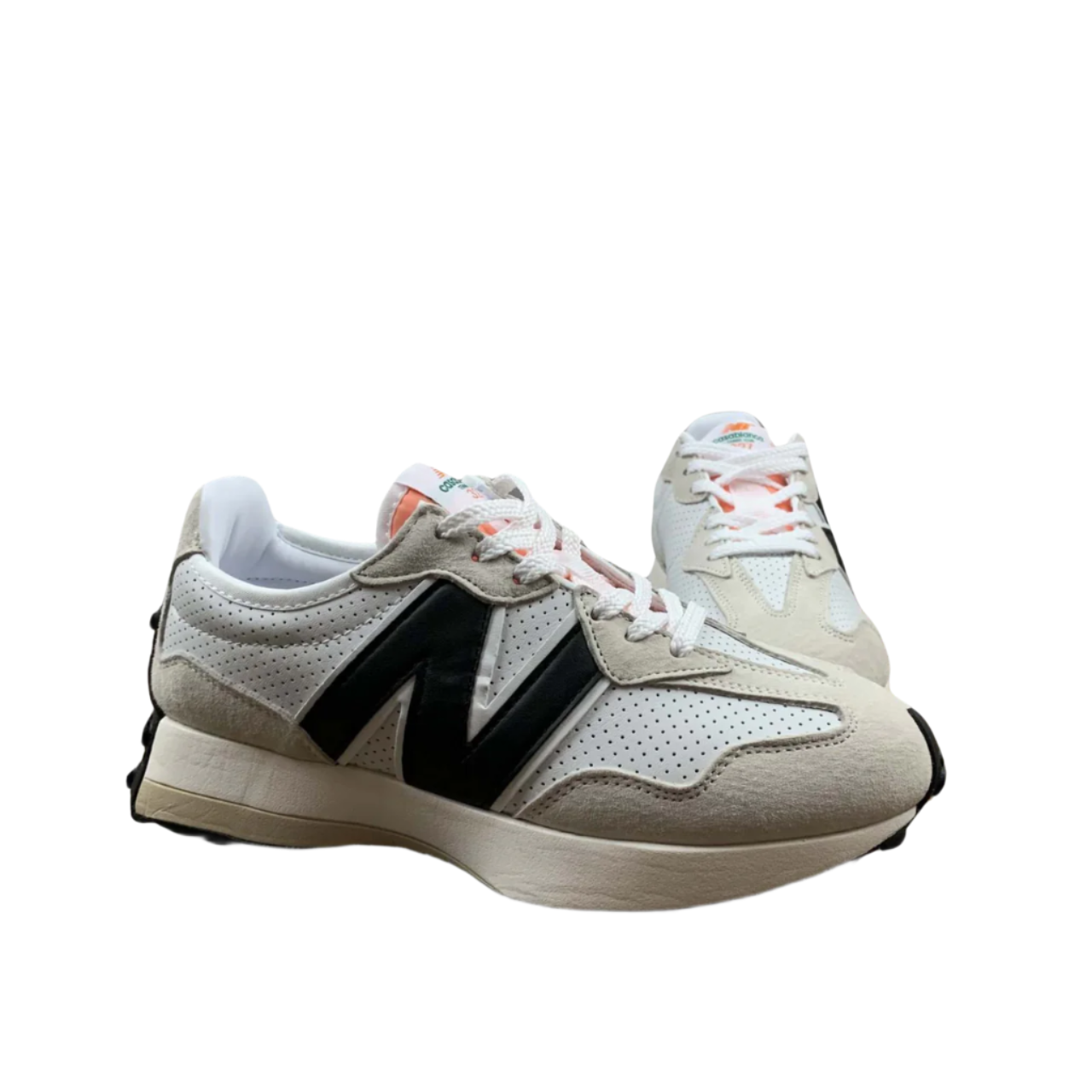 New Balance 327 - Perforated White Suede Edition