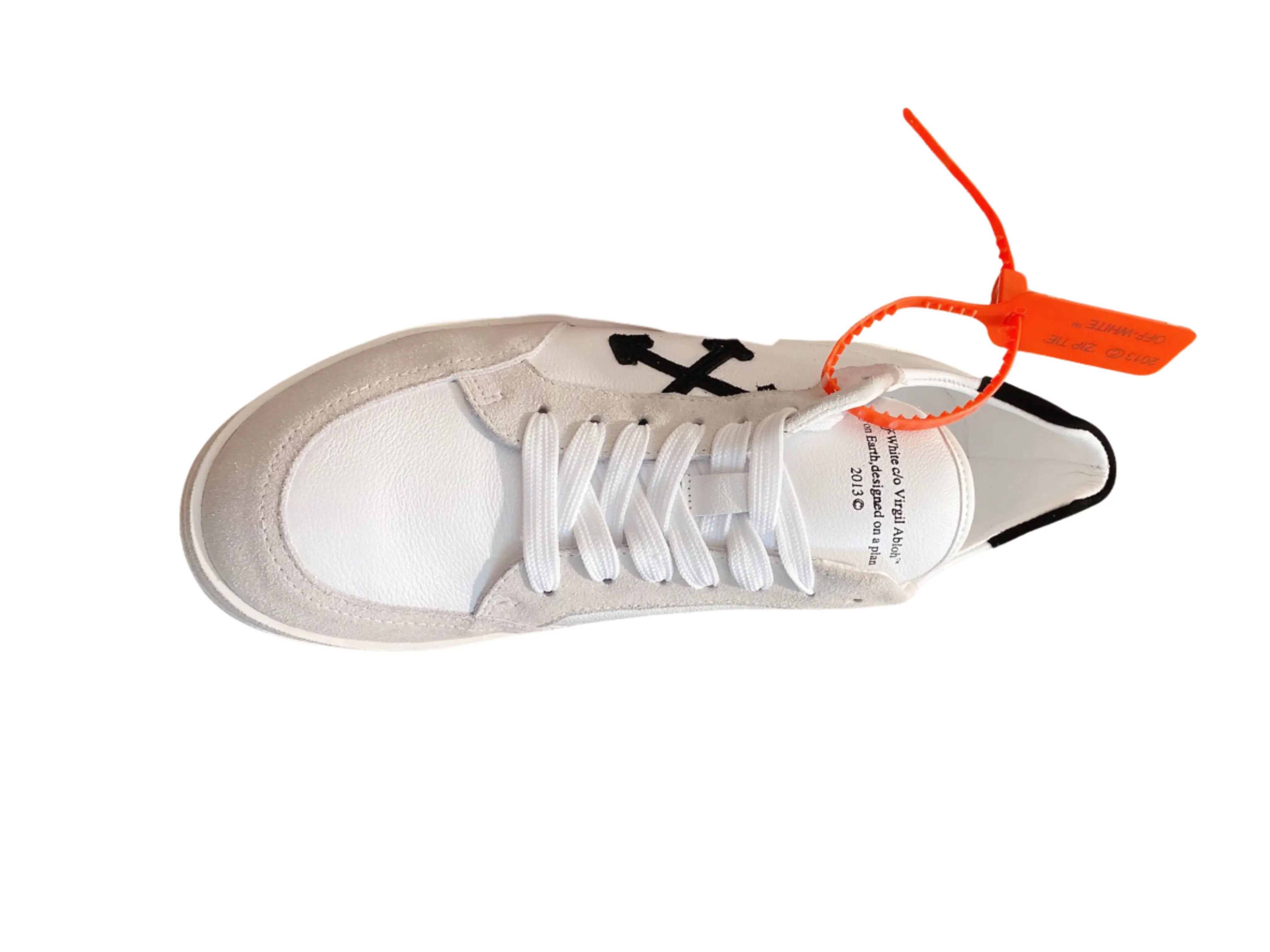 Off-White Vulcanized Low Top - White, Grey & Black - B-Shop