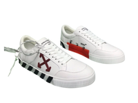 Off-White Low-Top  - White & Burgundy Off-White