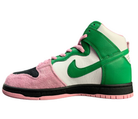 SB Dunk High - Pink & Black Suede Edition