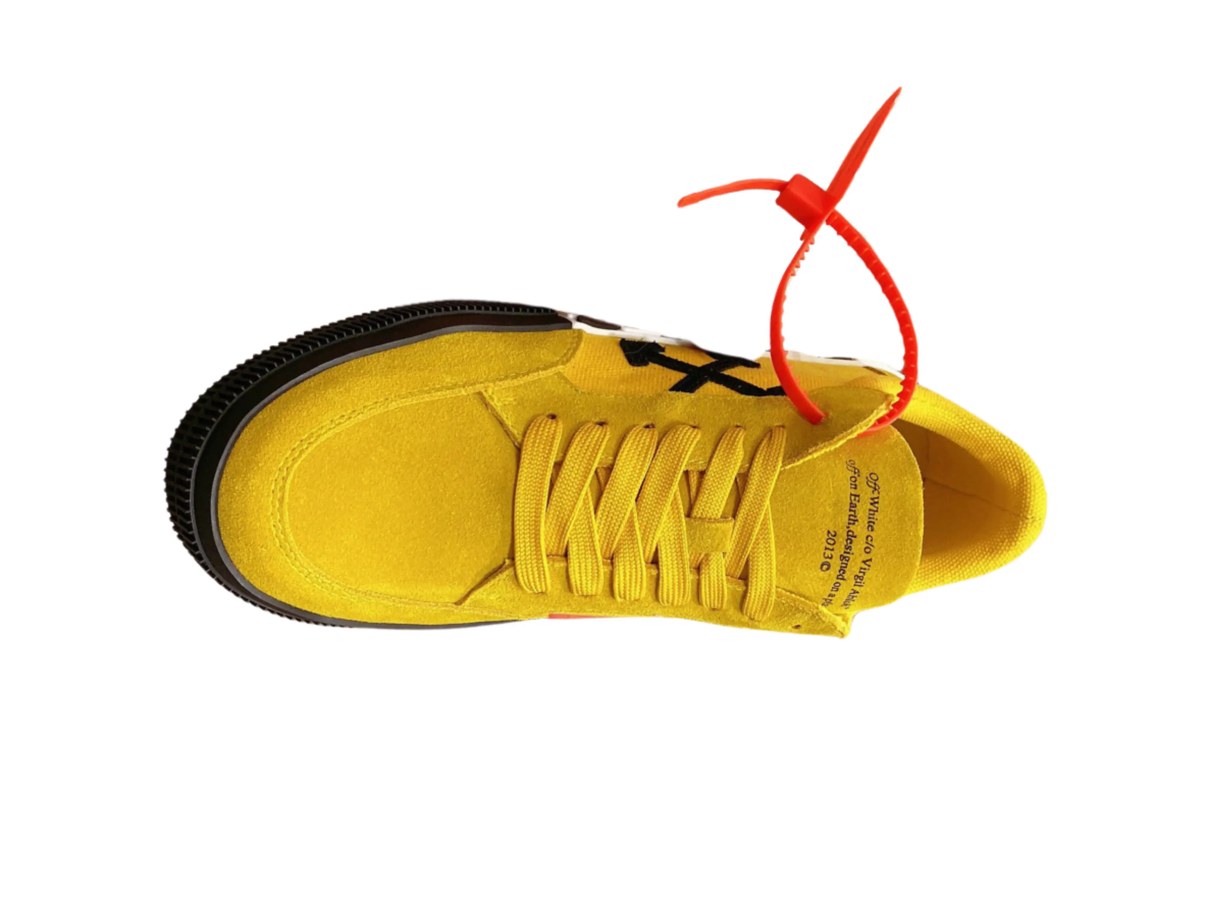 Off-White Vulcanized Low Top - Yellow & Black - B-Shop