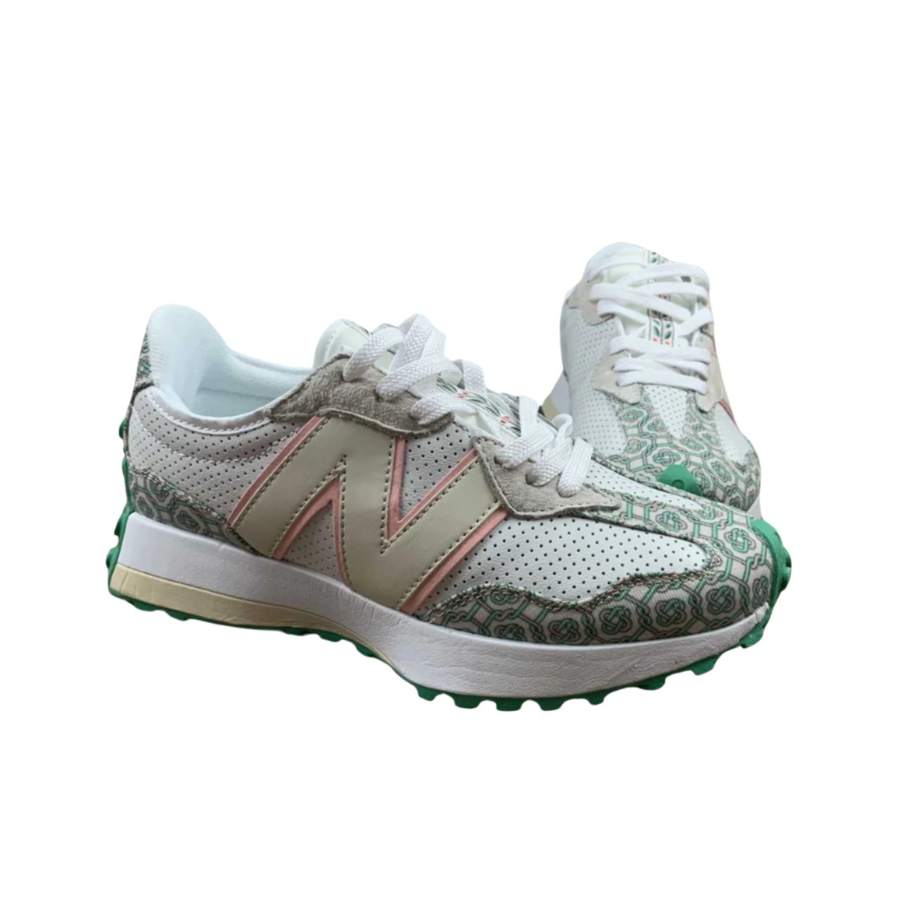 New Balance 327 - Green Geometric Charm