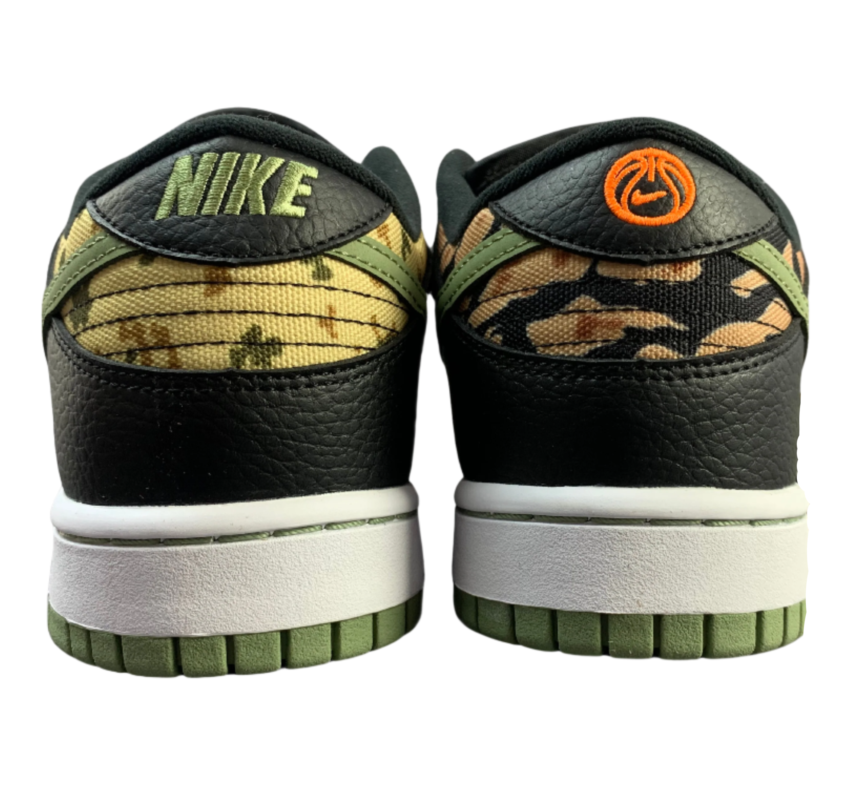 SB Dunk Low Camo Clover - Black, Green & Khaki