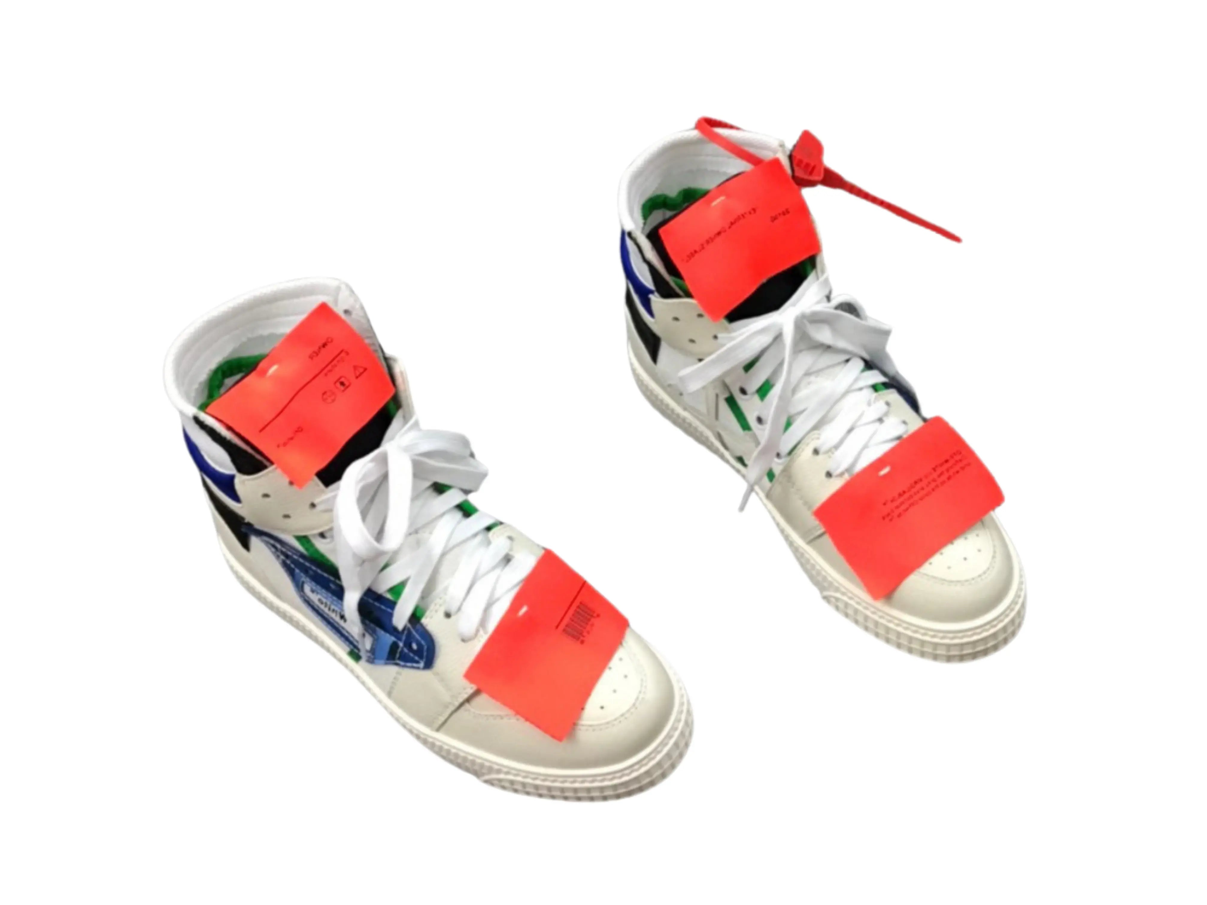 Off-White Off-Court 3.0 High Top - White, Blue & Black Off-White