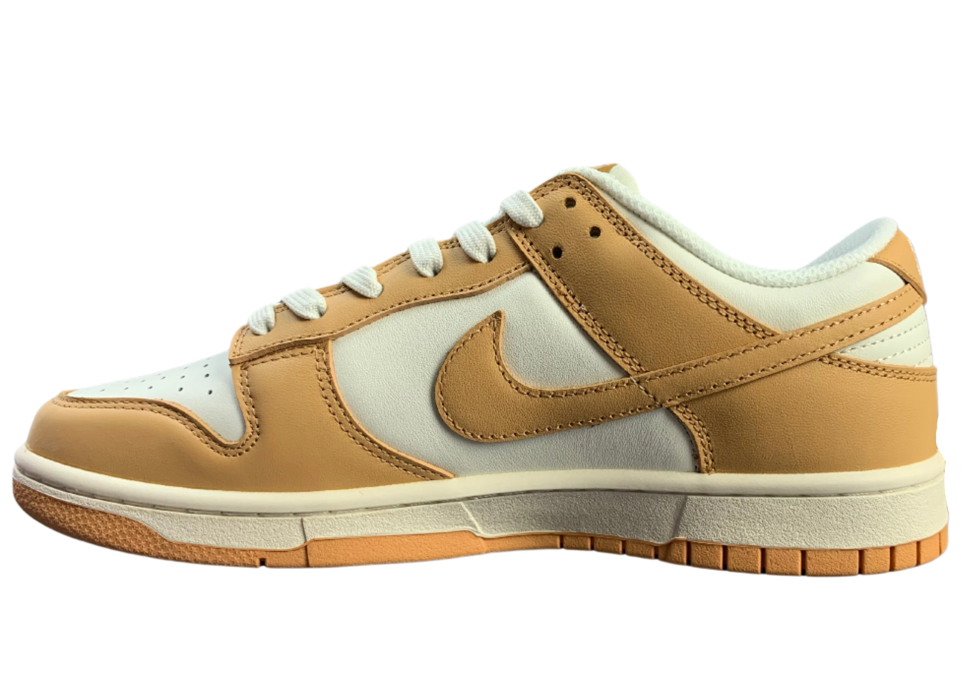 SB Dunk Low - Tan & White Essentials