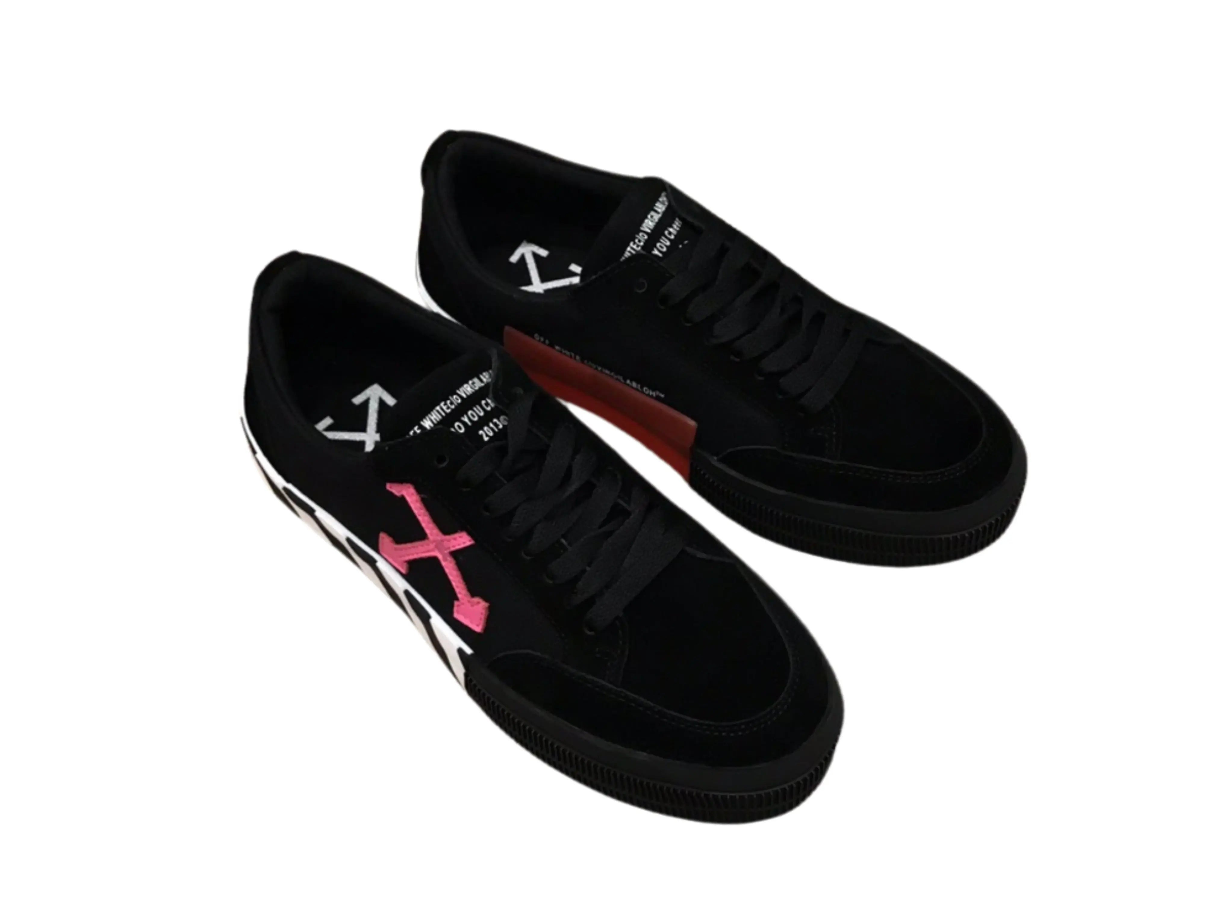 Off-White Vulcanized Low Top - Black & Pink - B-Shop