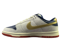 SB Dunk Low - Gold & Navy Suede