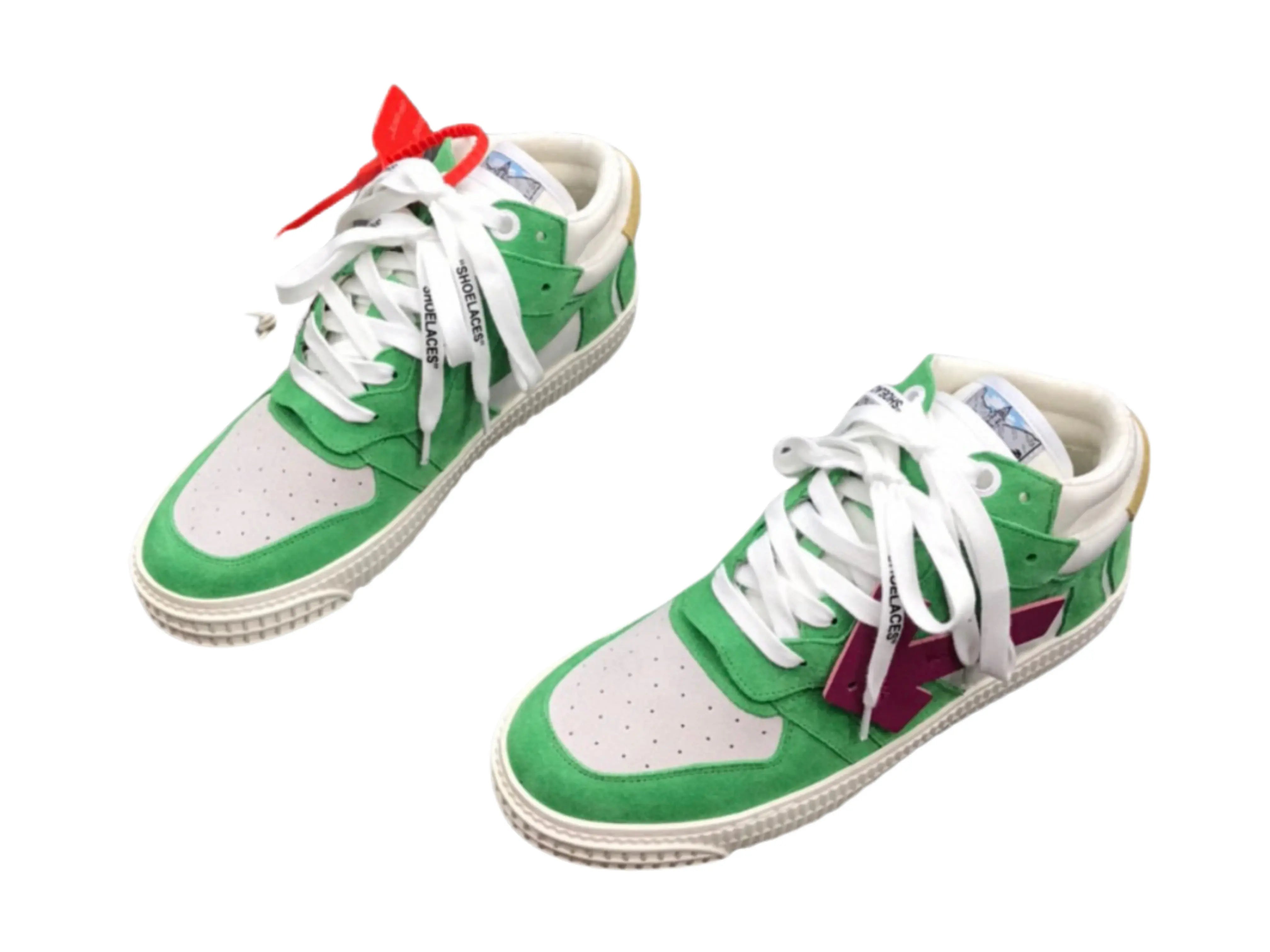 Off-White Off-Court 3.0 High Top - Green, Purple & White Off-White