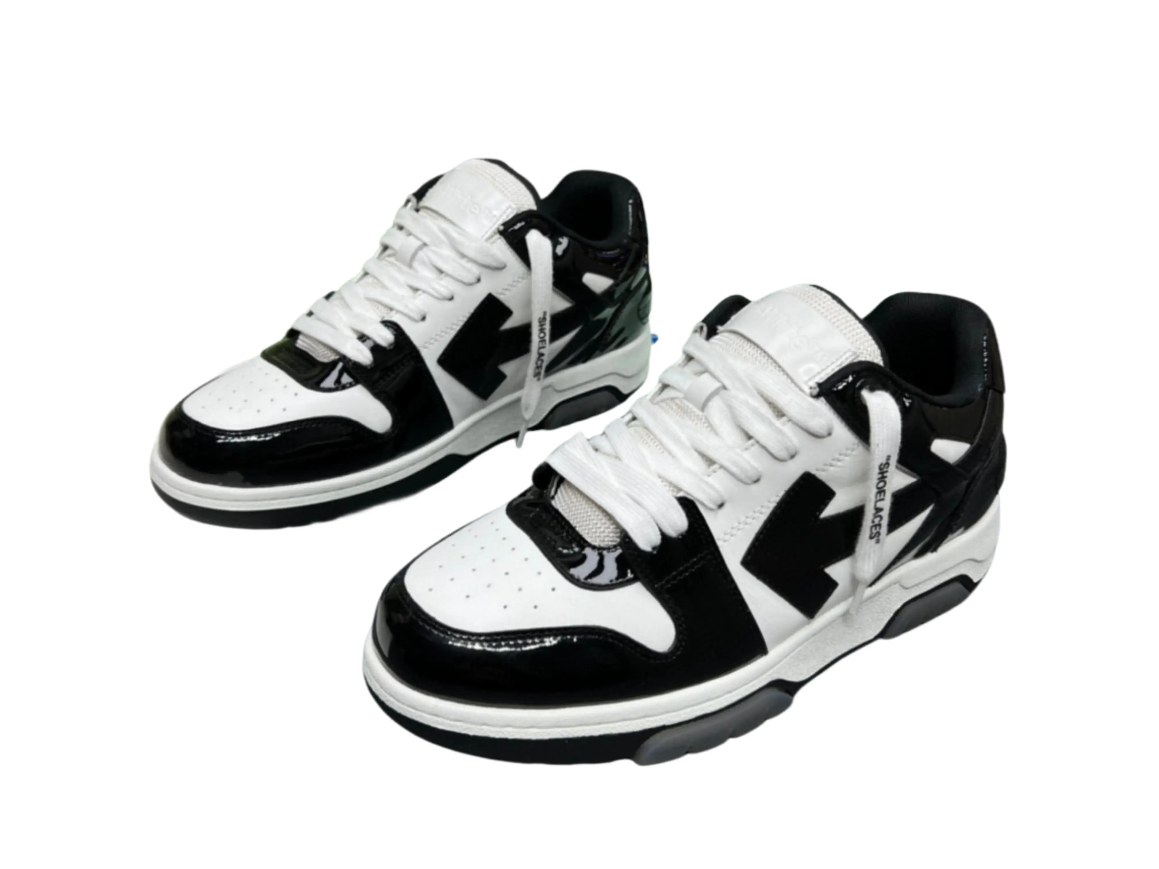 Off-White Out of Office - White & Black Patent Off-White