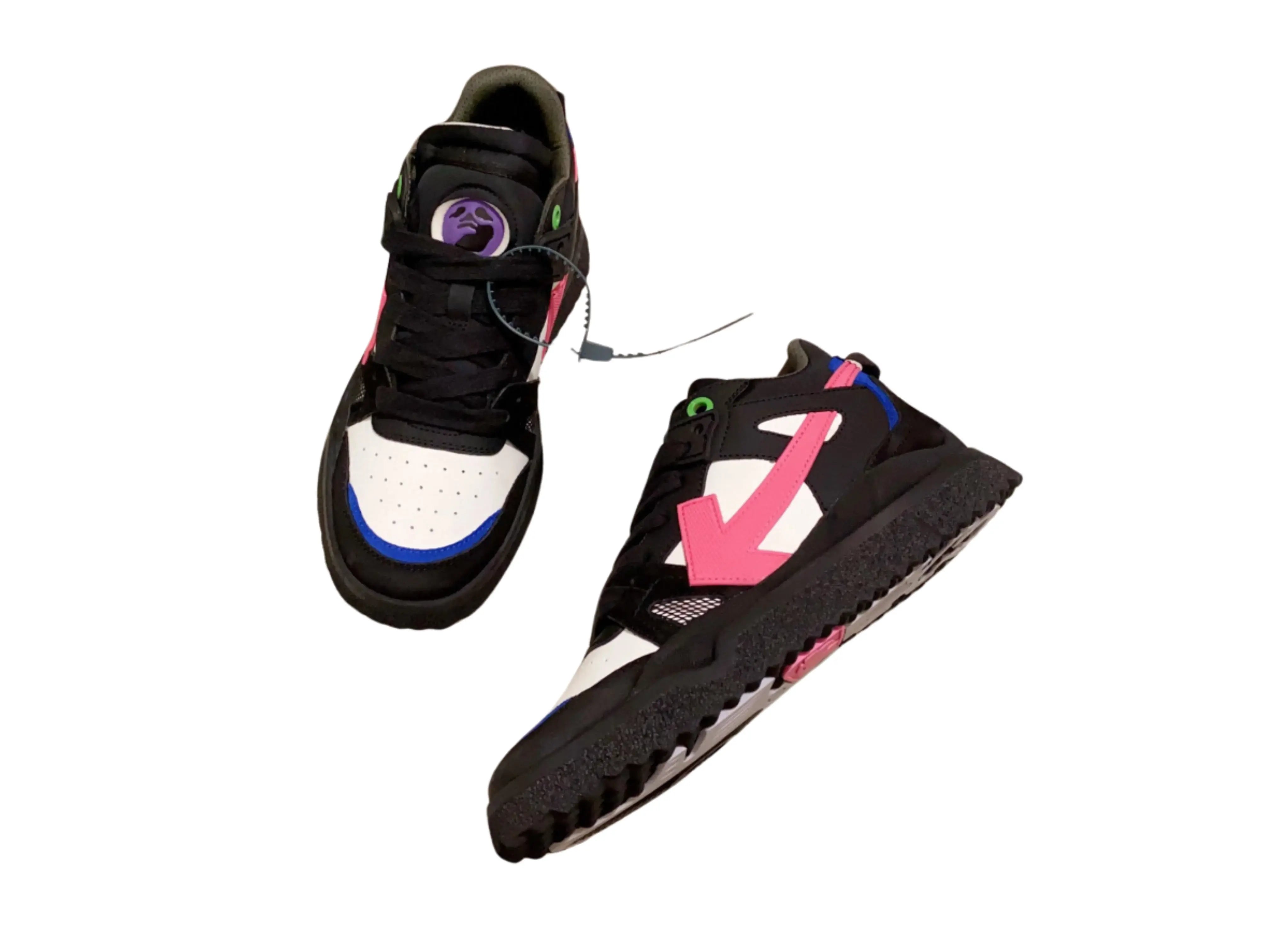 Off-White Mid-Top Sponge - Black, Pink & White Off-White