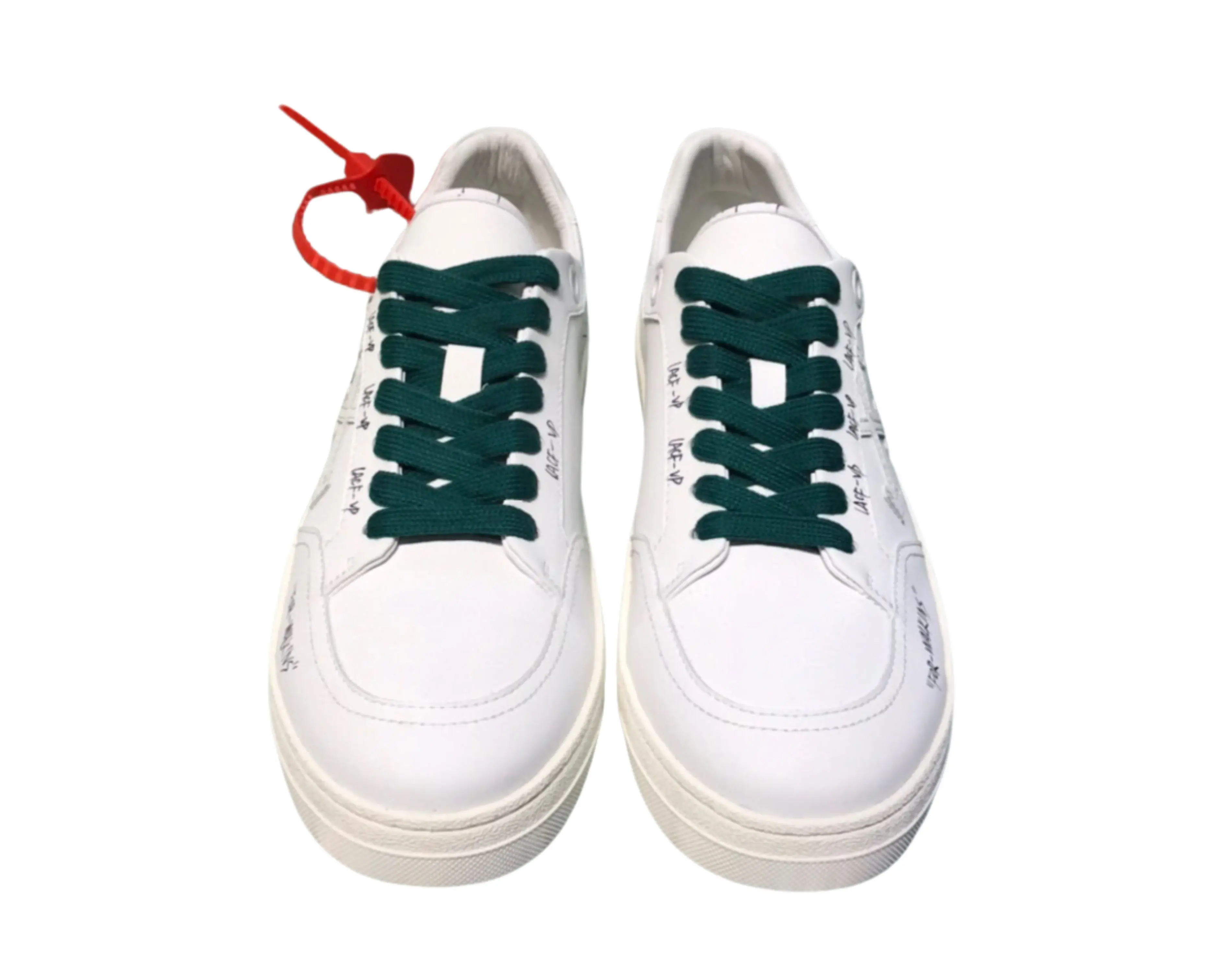 Off-White 5.0 Low Top - White & Green Off-White