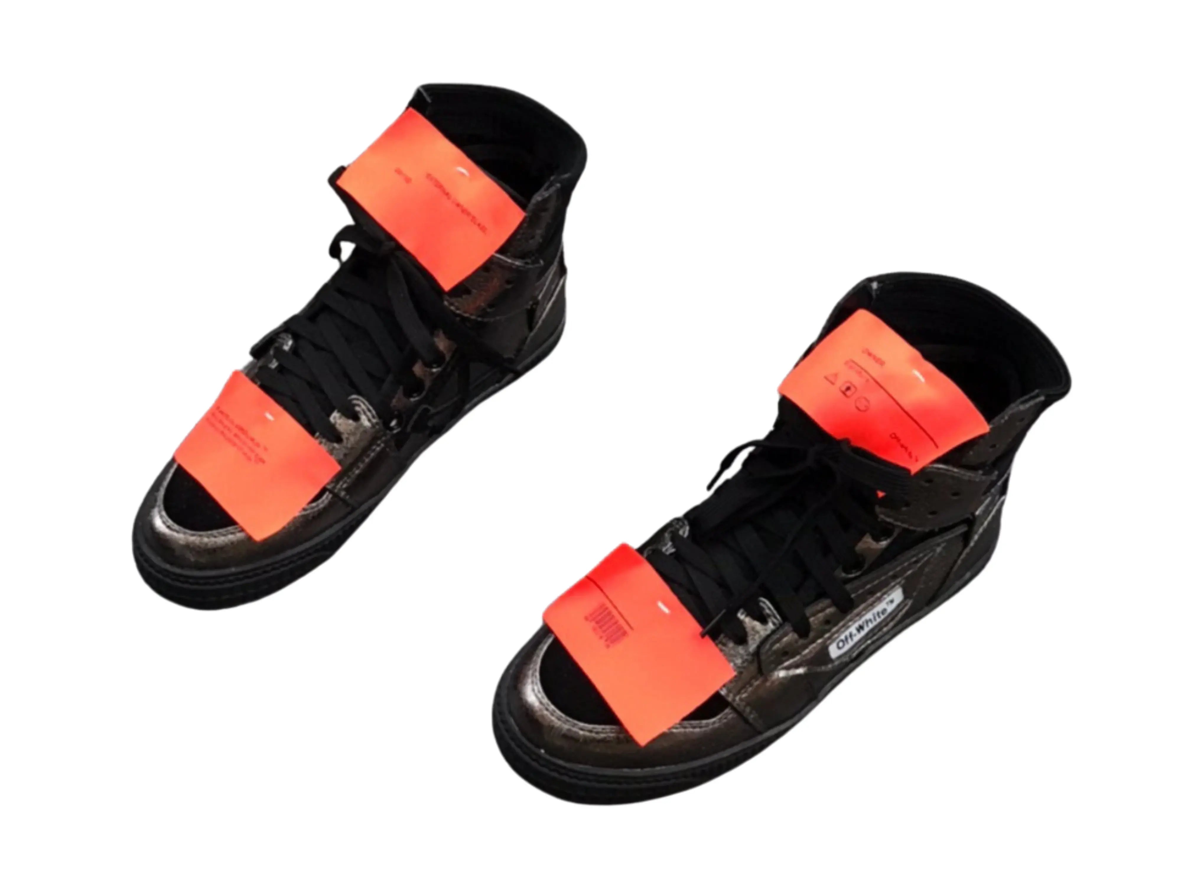 Off-White Off-Court 3.0 High Top - Metallic Silver & Black Off-White