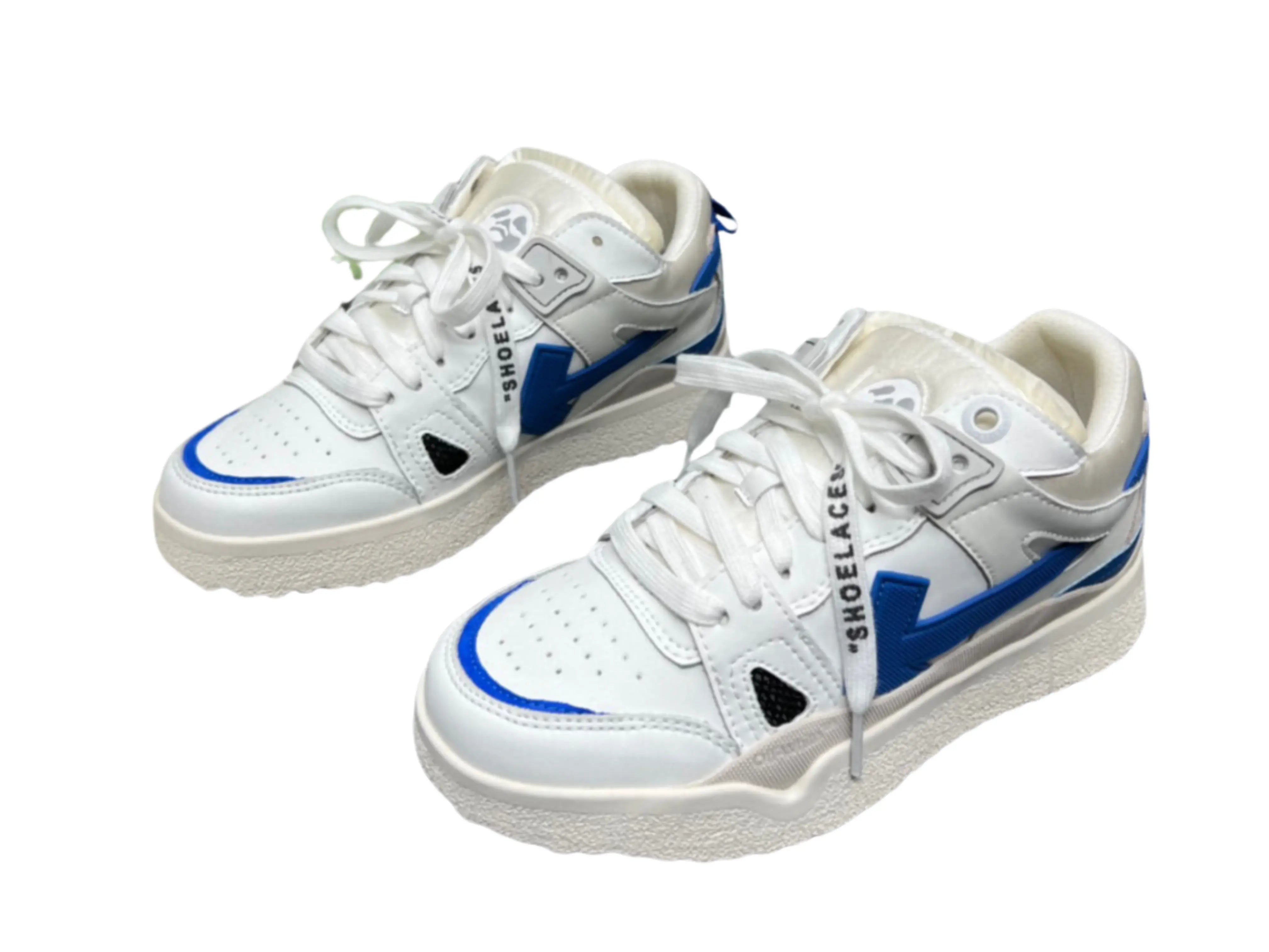 Off-White Mid Top Sponge - White & Blue Off-White