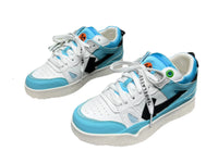 Off-White Mid Top Sponge - White & Blue Off-White