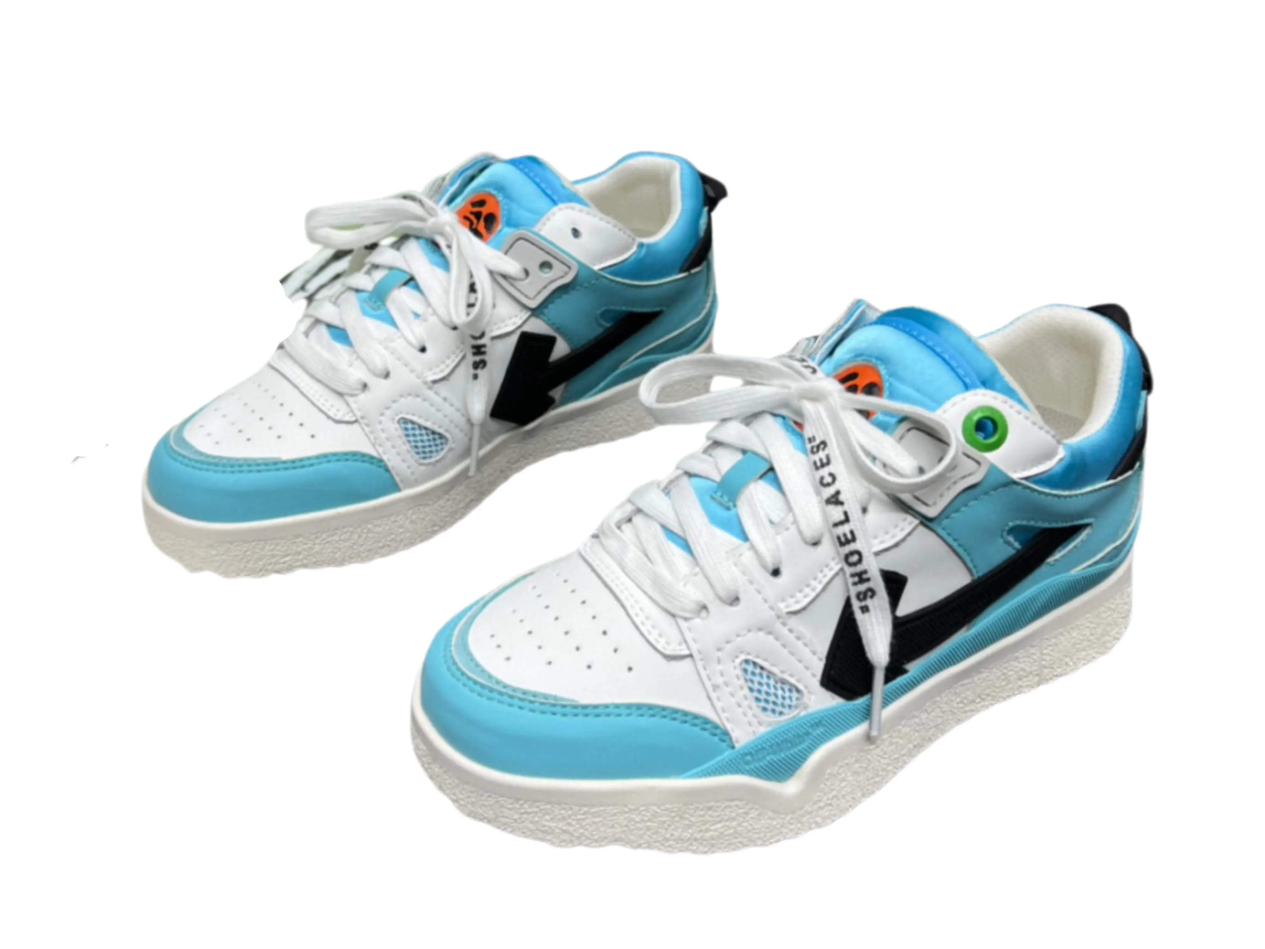 Off-White Mid Top Sponge - White & Blue Off-White