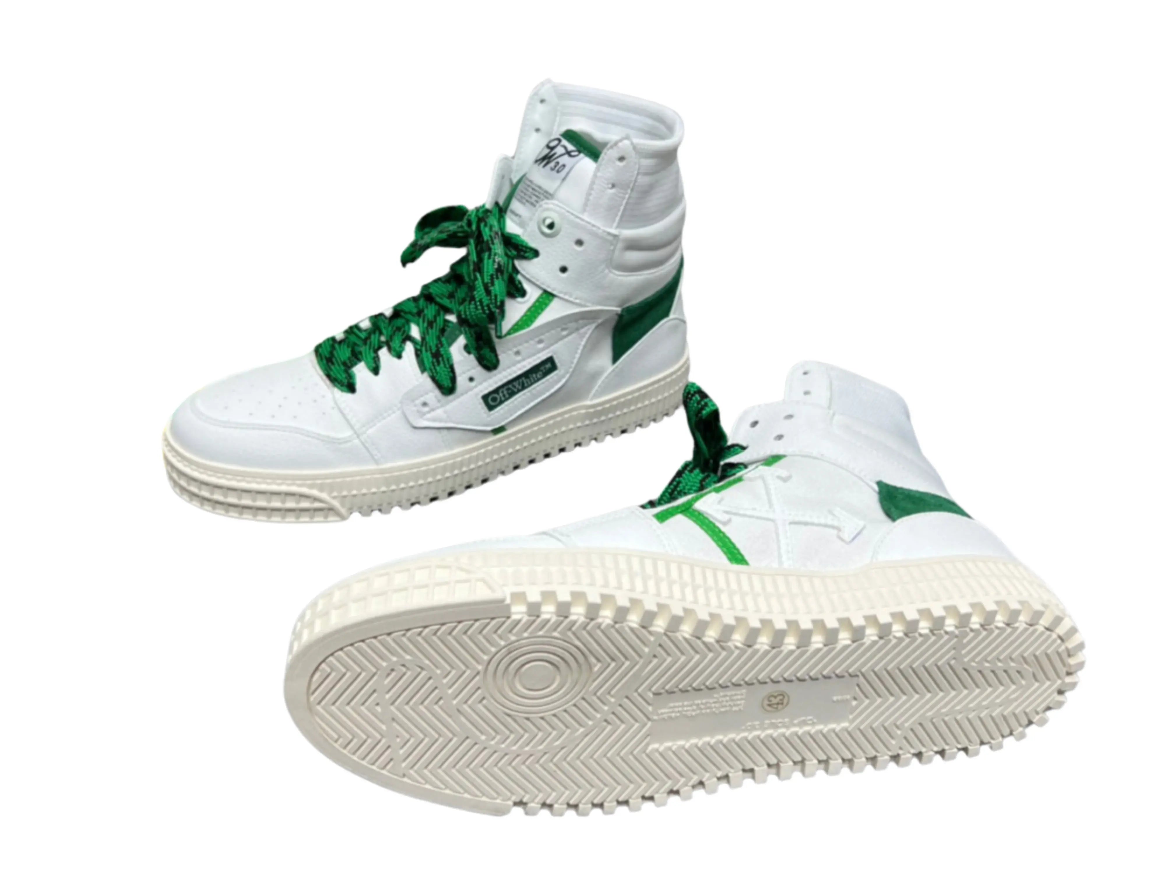 Off-White 3.0 Off Court High Top - White & Green Off-White