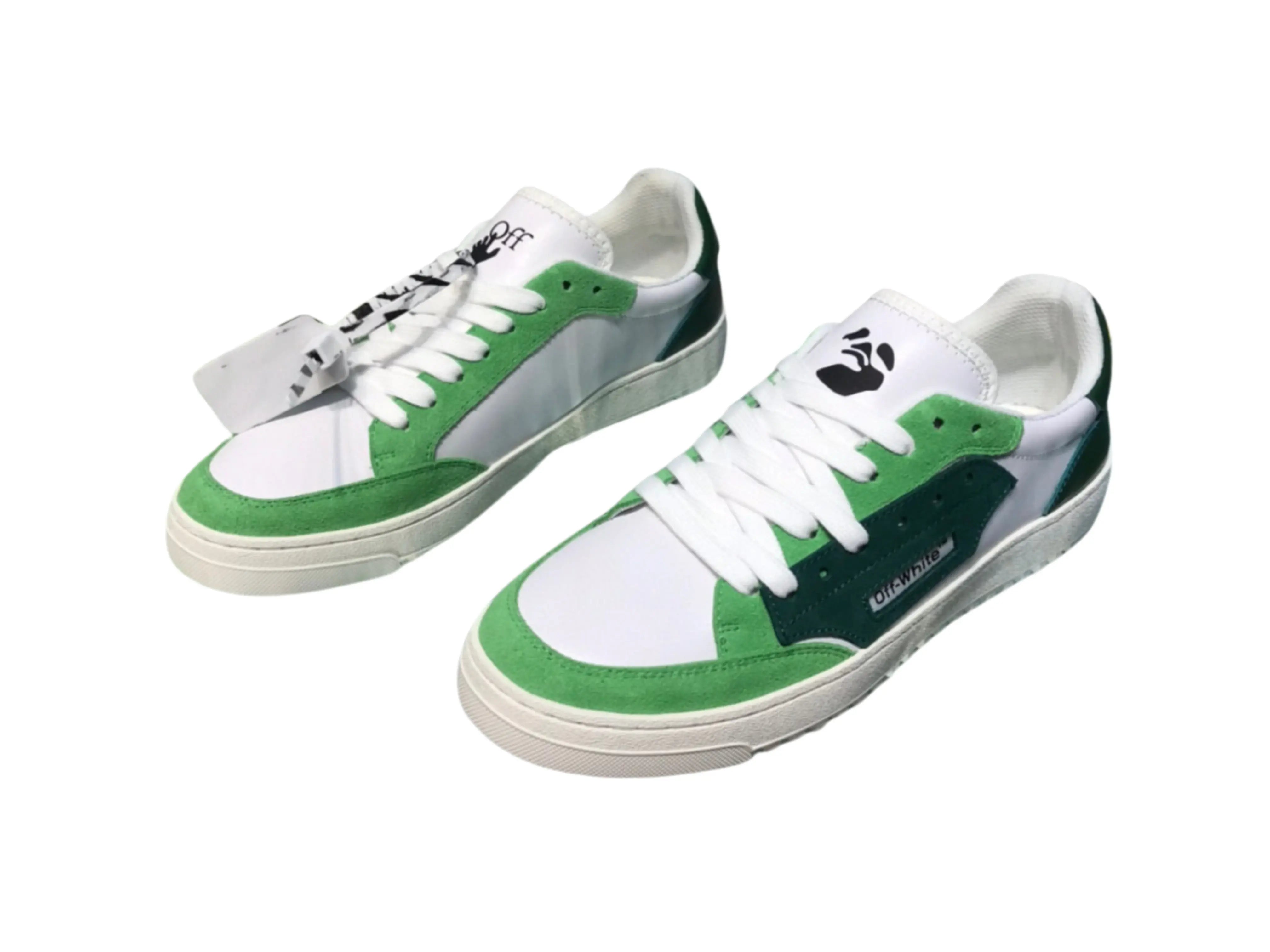 Off-White 5.0 Low Top - White & Green Off-White