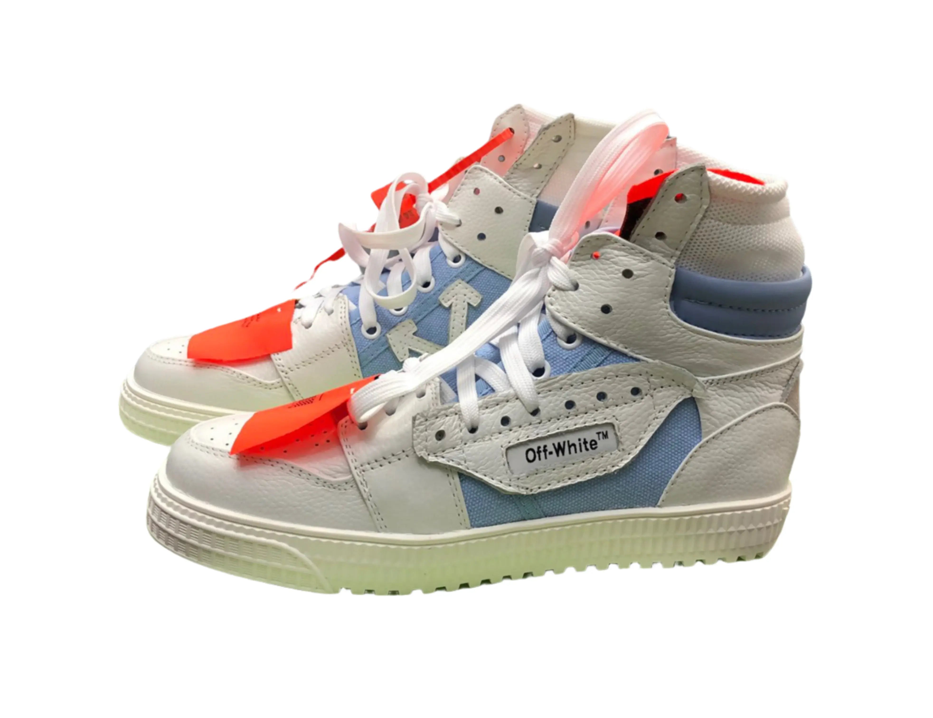 Off-White Off-Court 3.0 High Top - White & Baby Blue Off-White