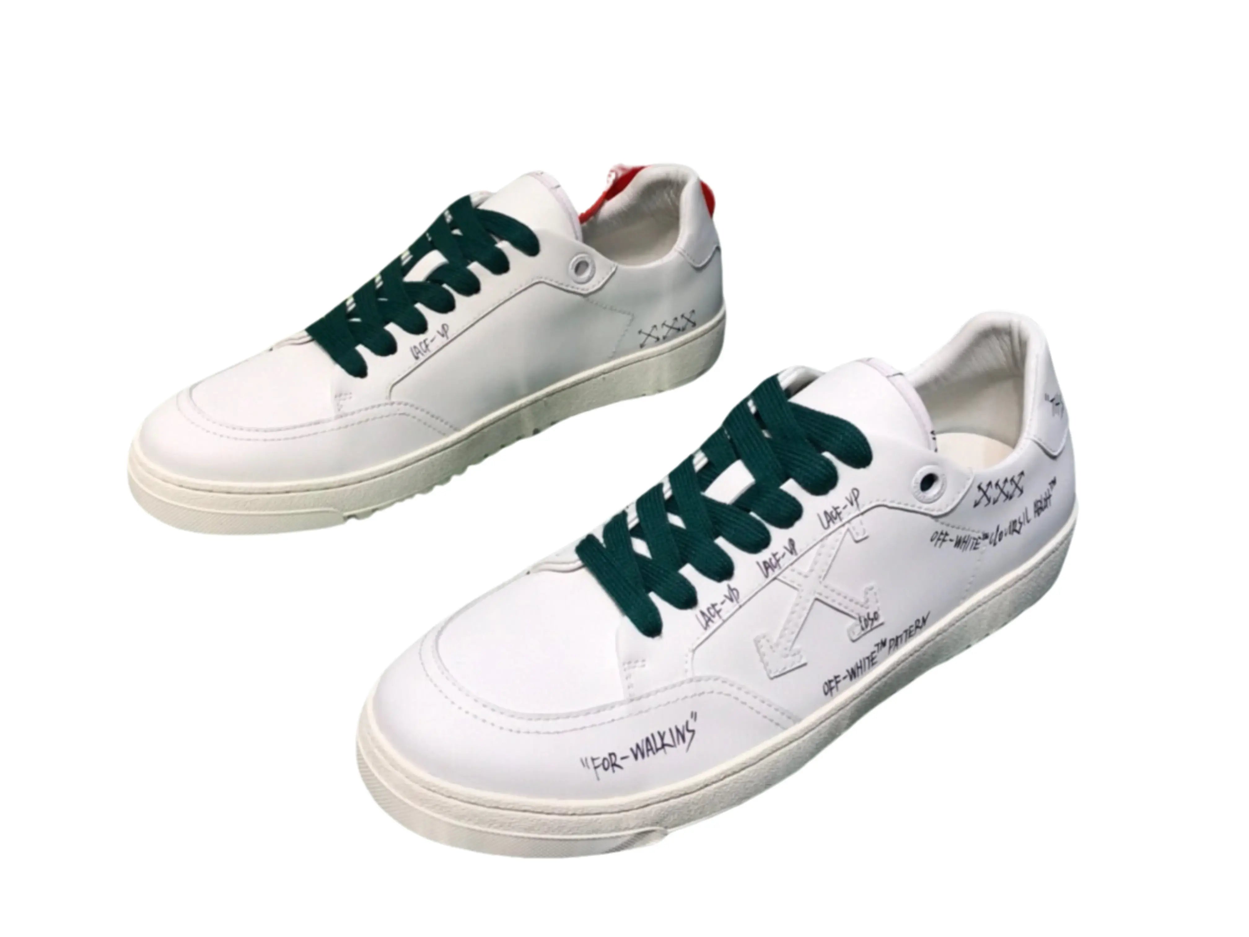 Off-White 5.0 Low Top - White & Green Off-White