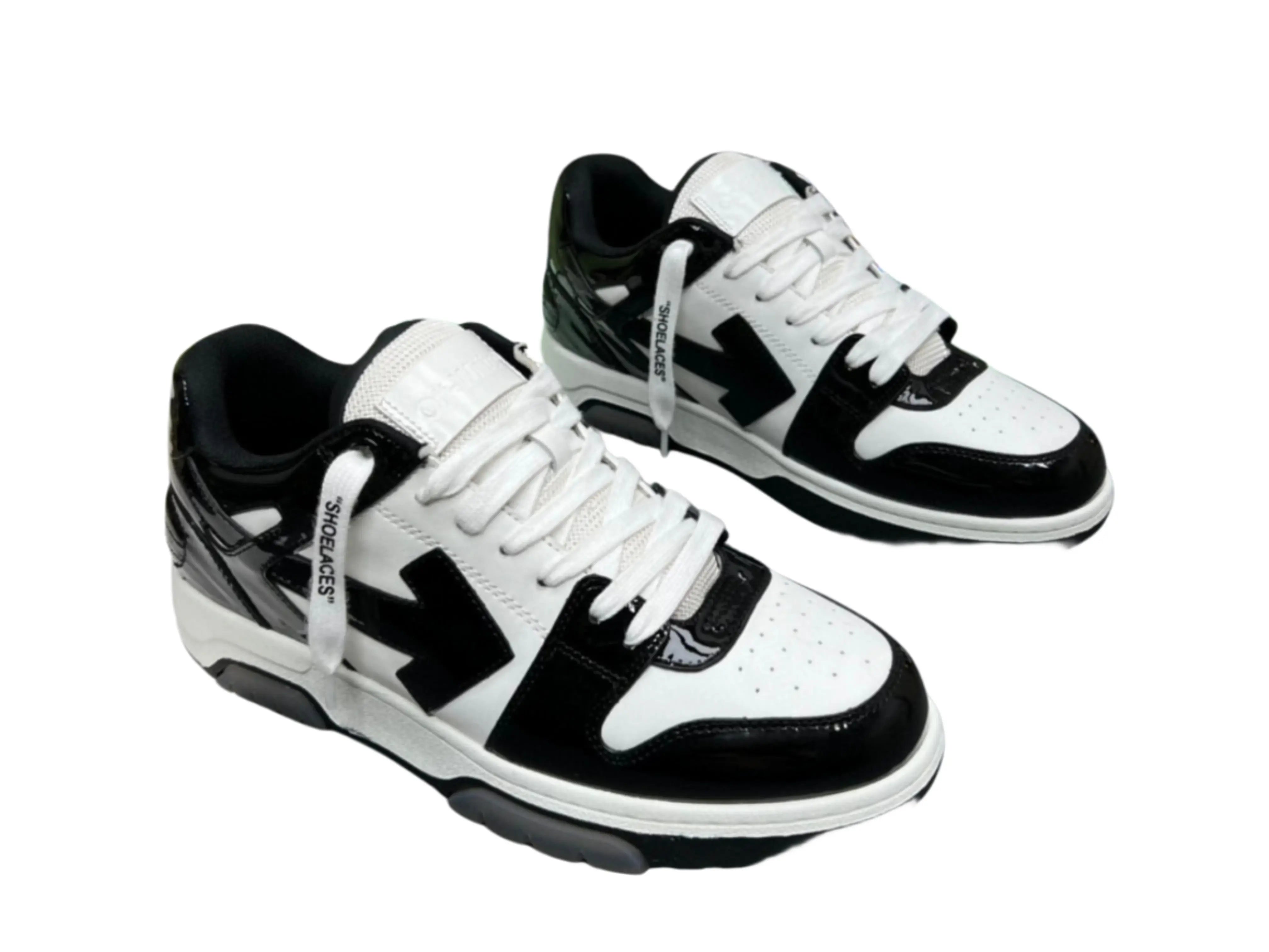 Off-White Out of Office - White & Black Patent Off-White