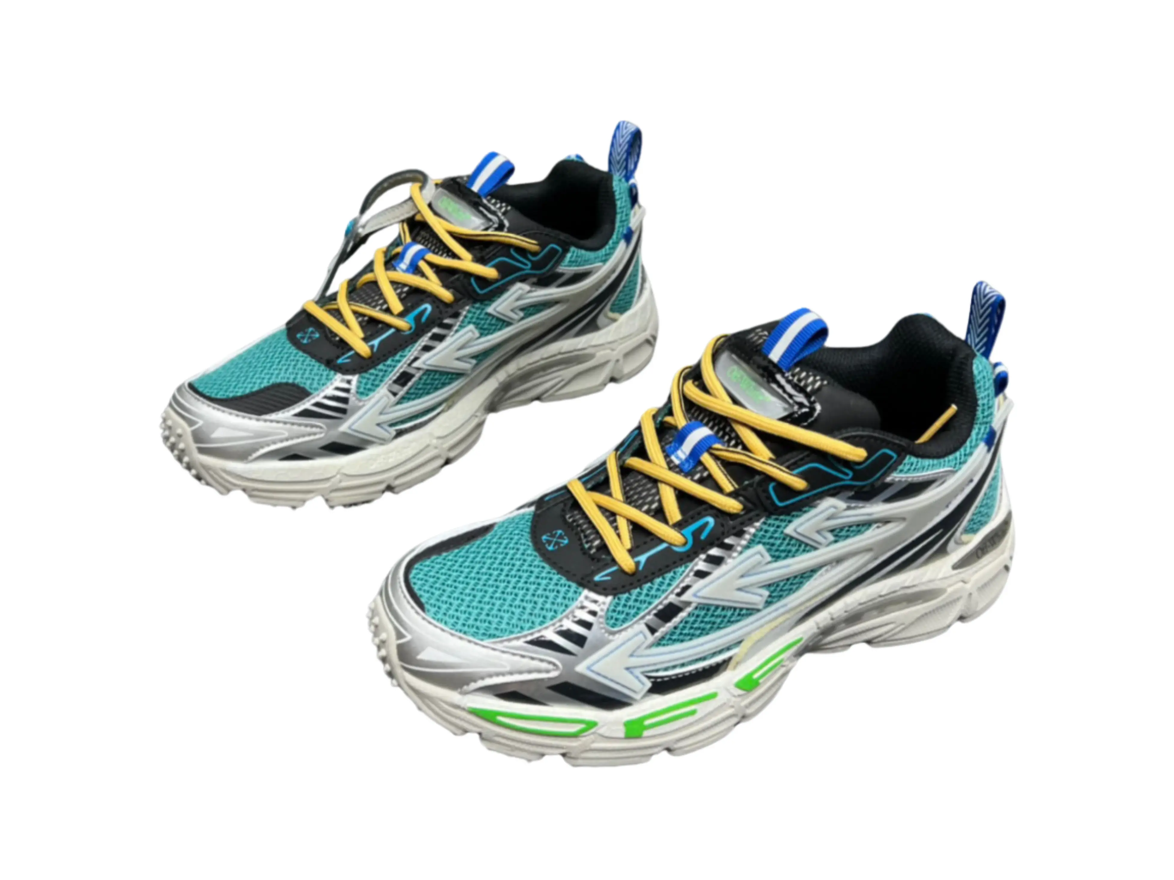 Off-White Be Right Back - Teal & Silver Off-White