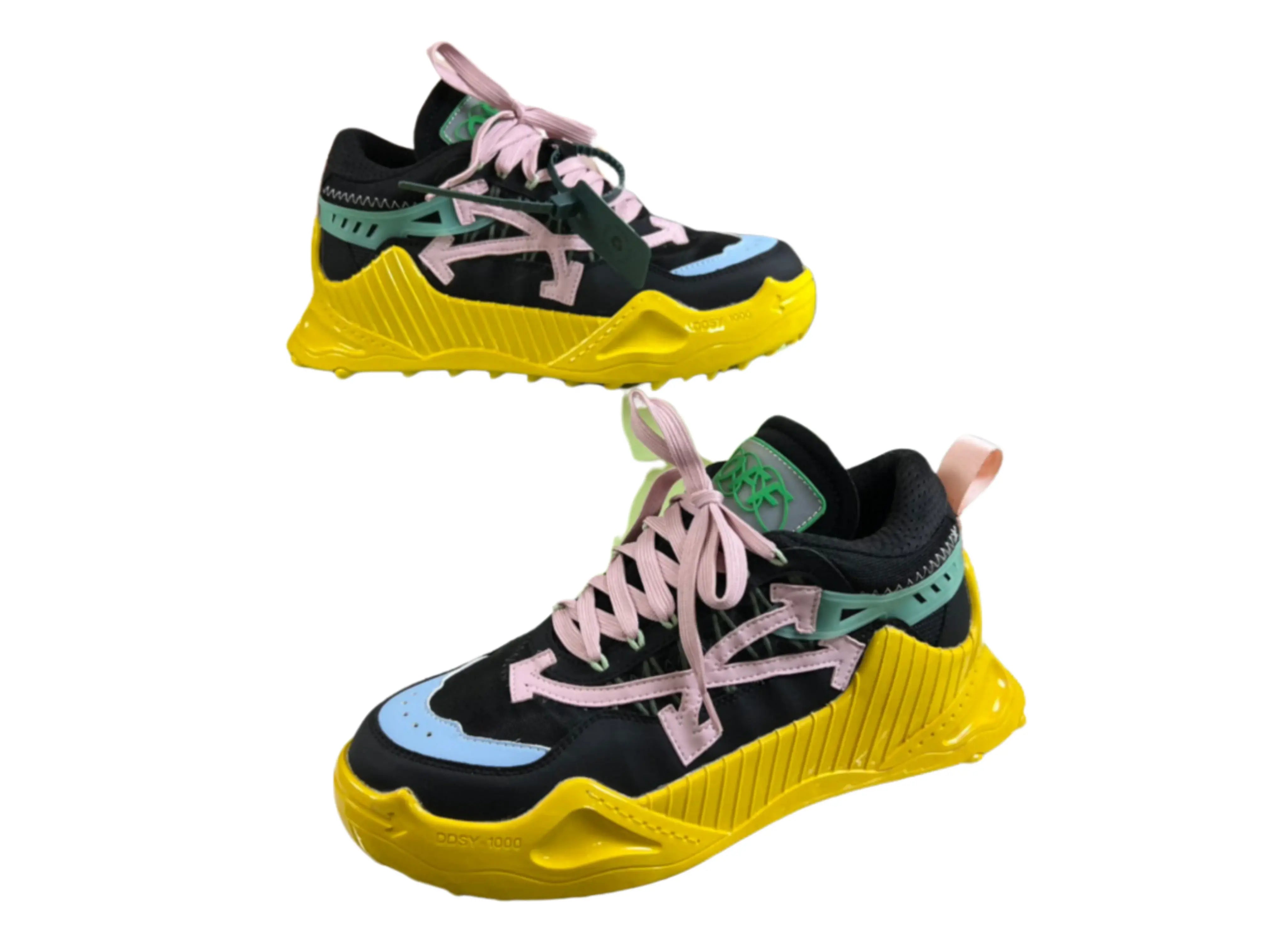 Off-White ODSY-1000 - Black, Yellow & Pastel Accents Off-White