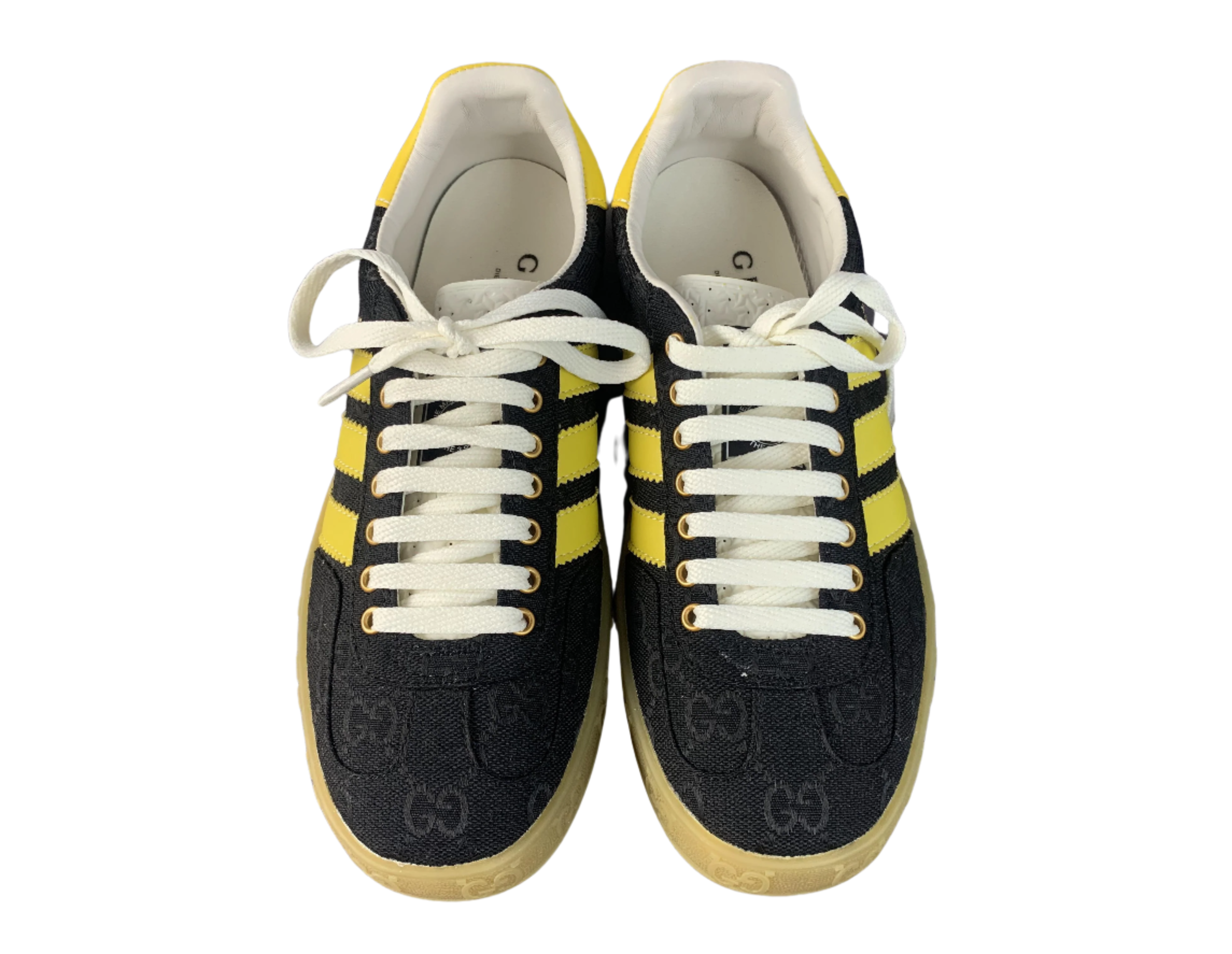 Adidas Gazelle x Gucci - Black Monogram & Yellow