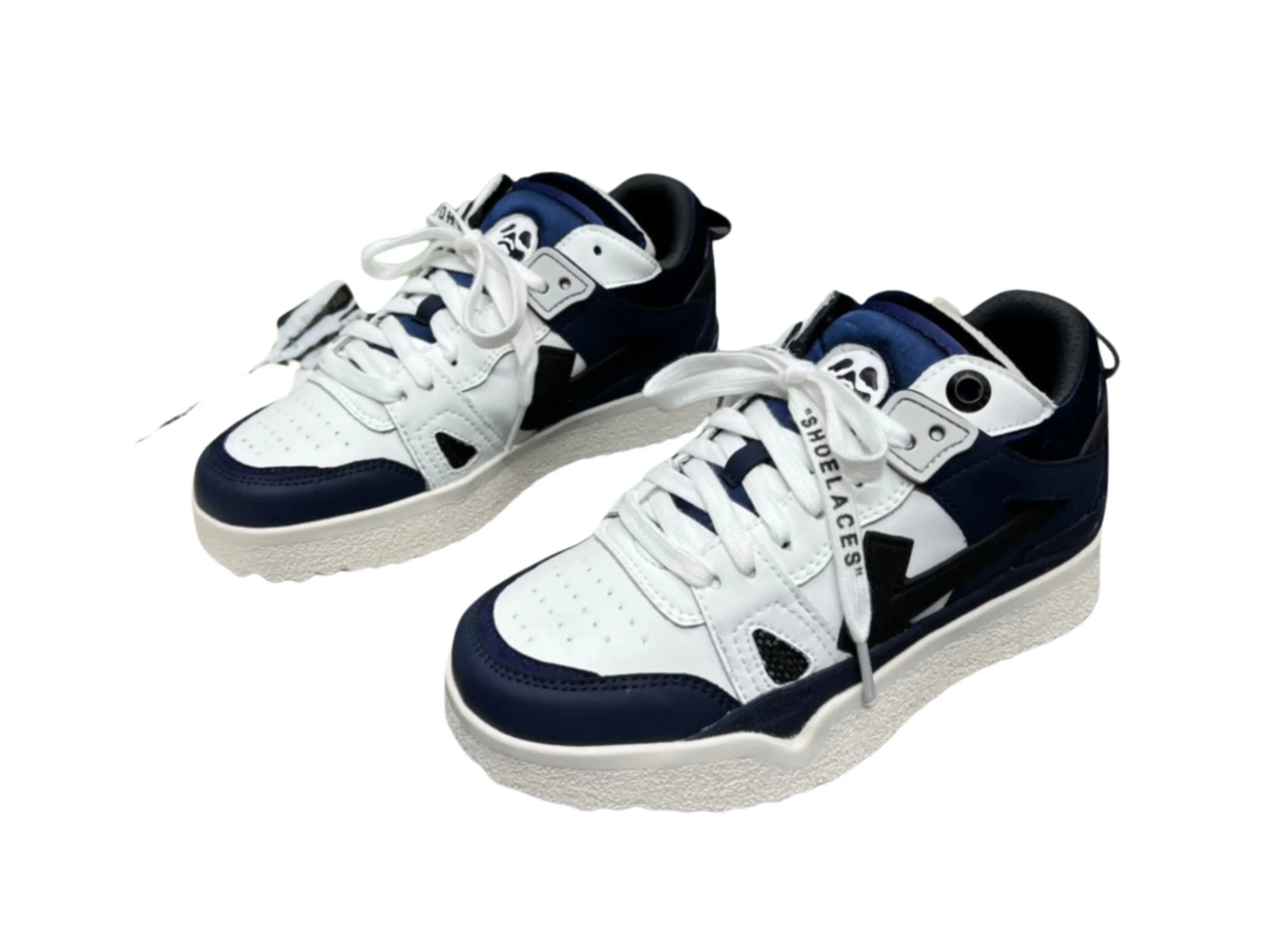 Off-White Mid Top Sponge - White, Black & Navy Off-White