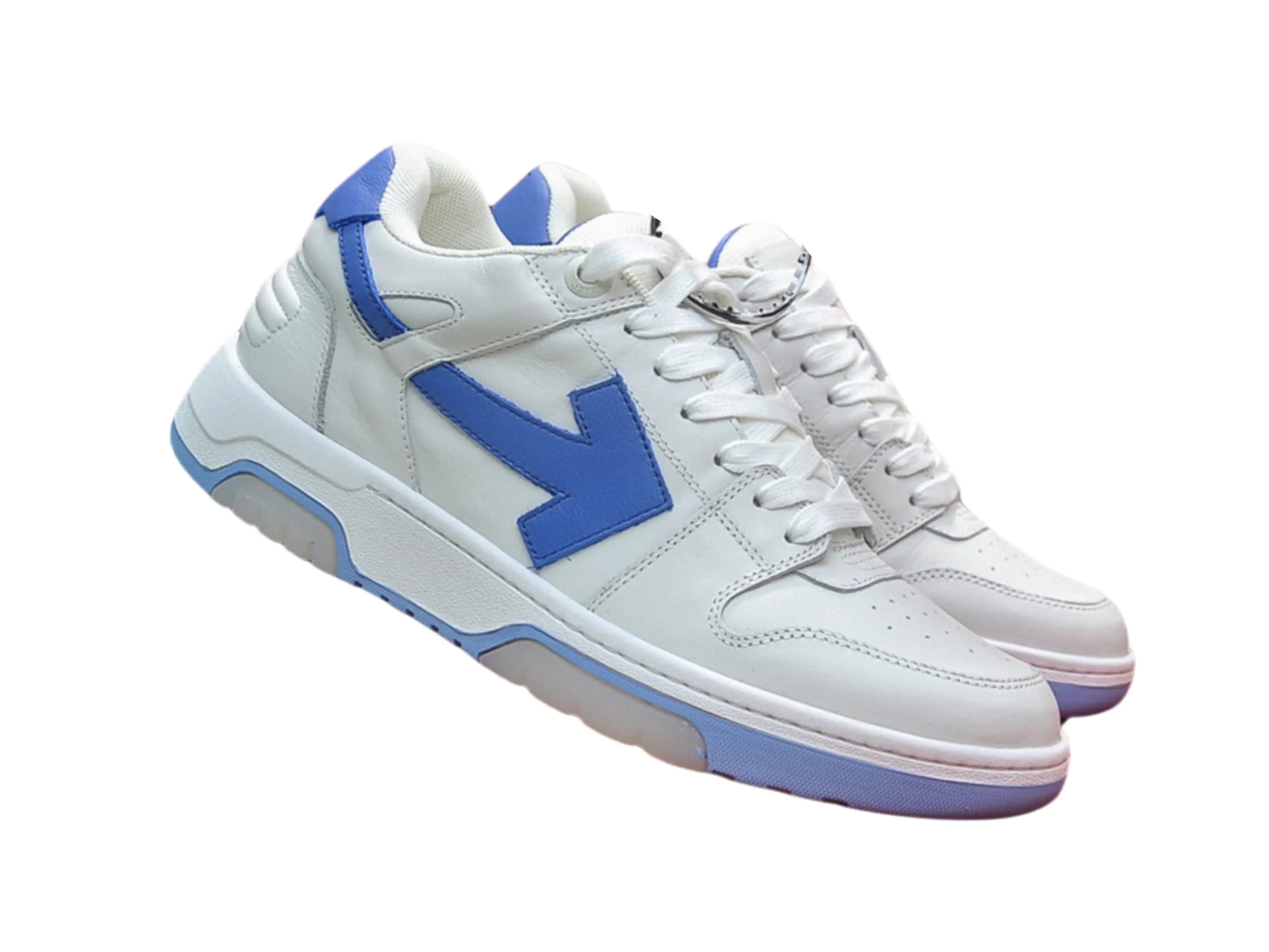 Off-White Out of Office Low Top - White & Sky Blue Off-White