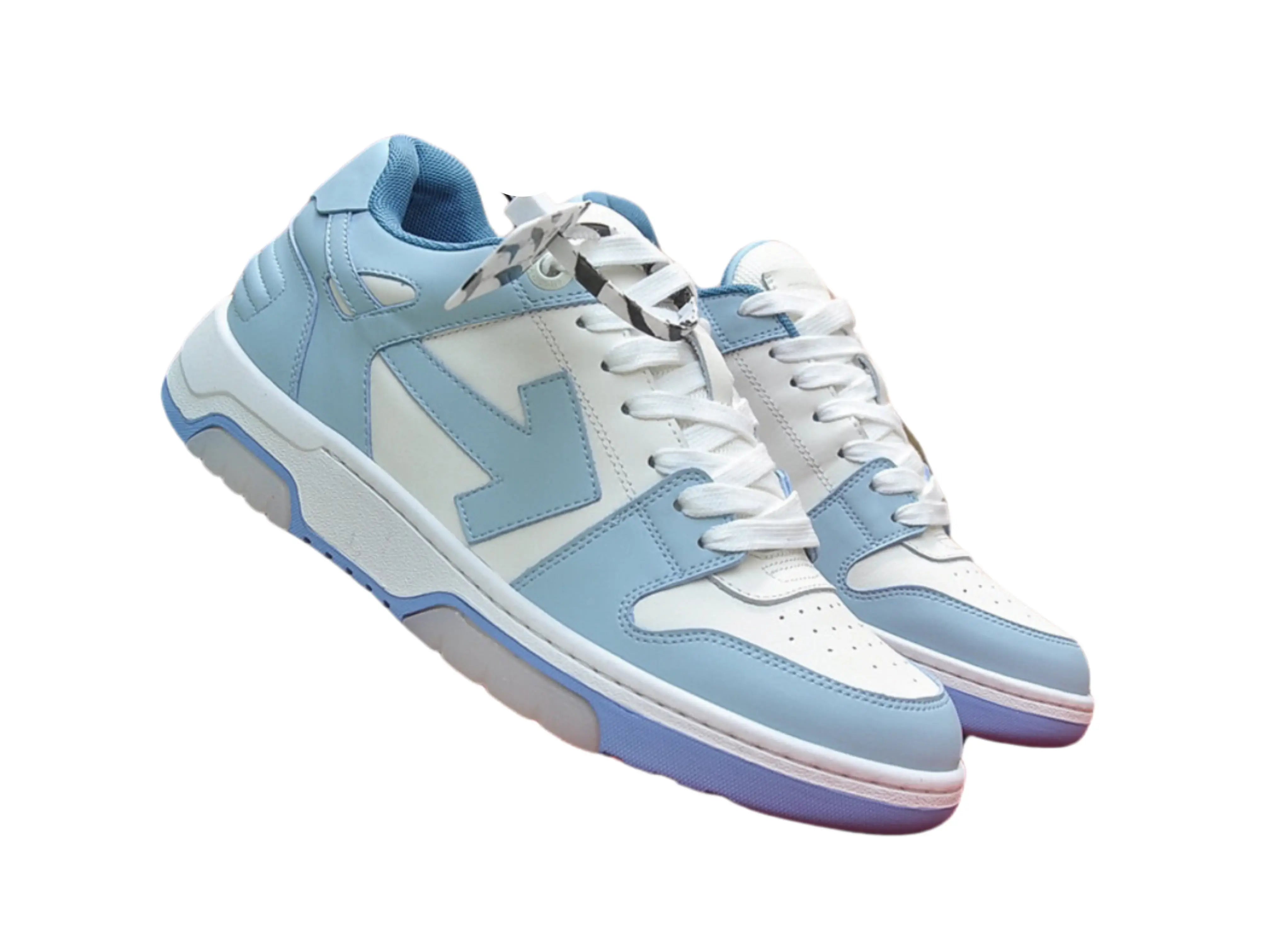 Off-White Out of Office Low-Top - White & Baby Blue Off-White