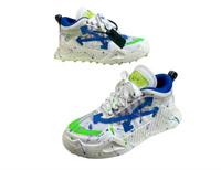 Off-White ODSY-1000 - White, Blue & Neon Splatter Off-White