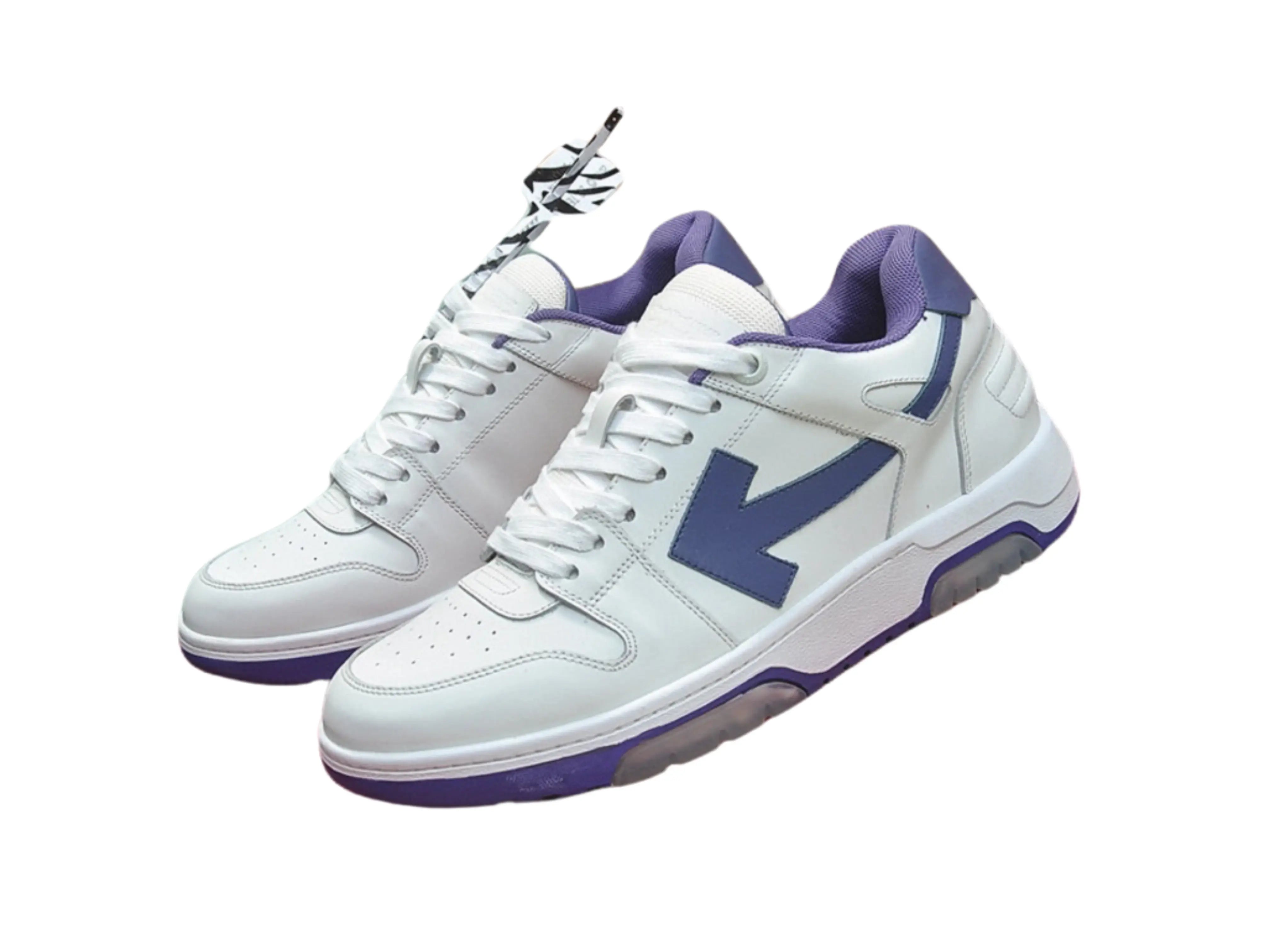 Off-White Out of Office Low Top - White & Purple Off-White
