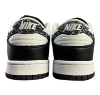 SB Dunk Low Paisley Pack - Black and White