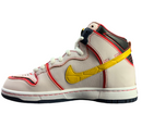 SB Dunk High - White & Yellow Edition