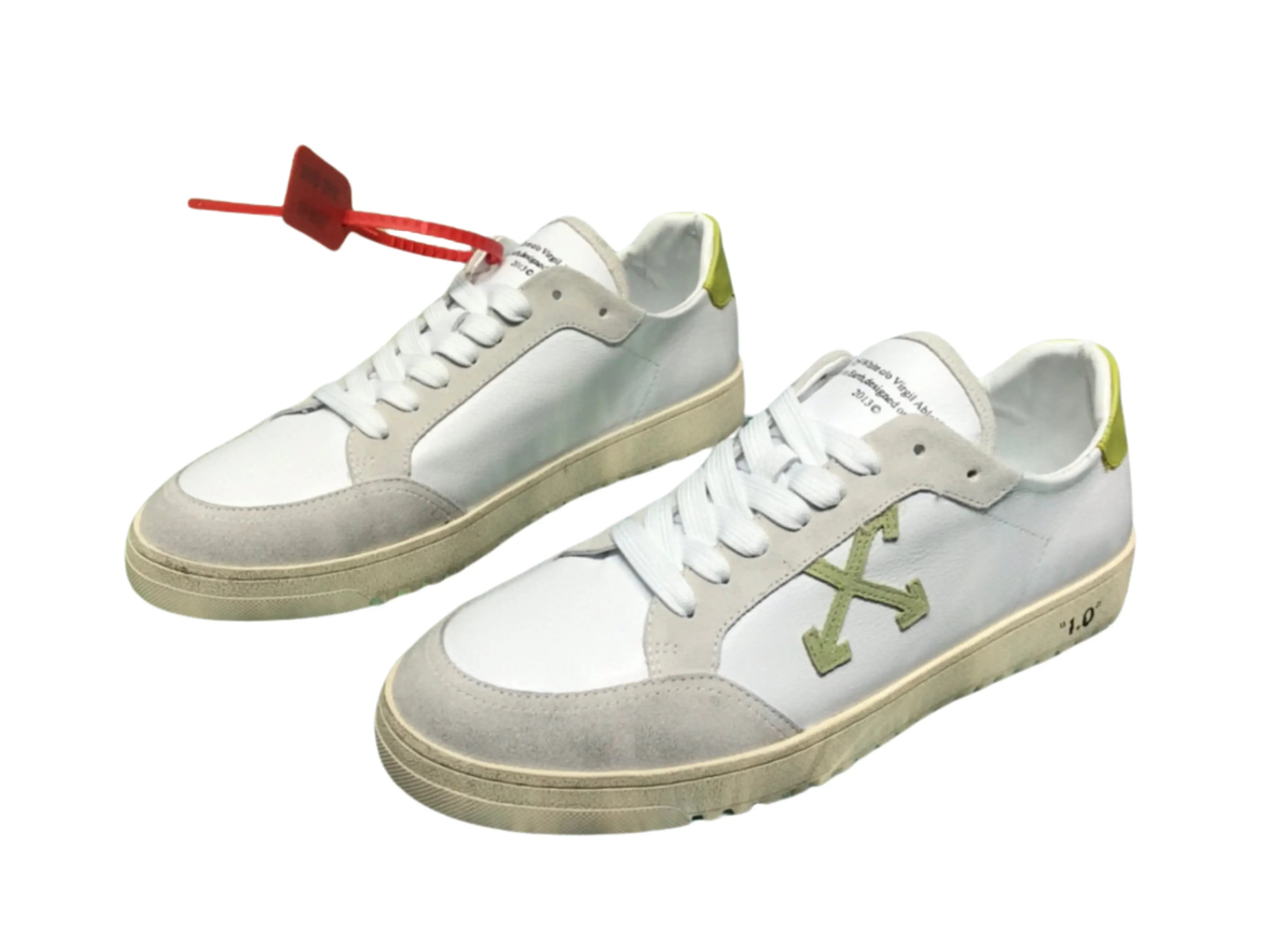 Off-White 2.0 Low Top - White, Grey & Green Off-White