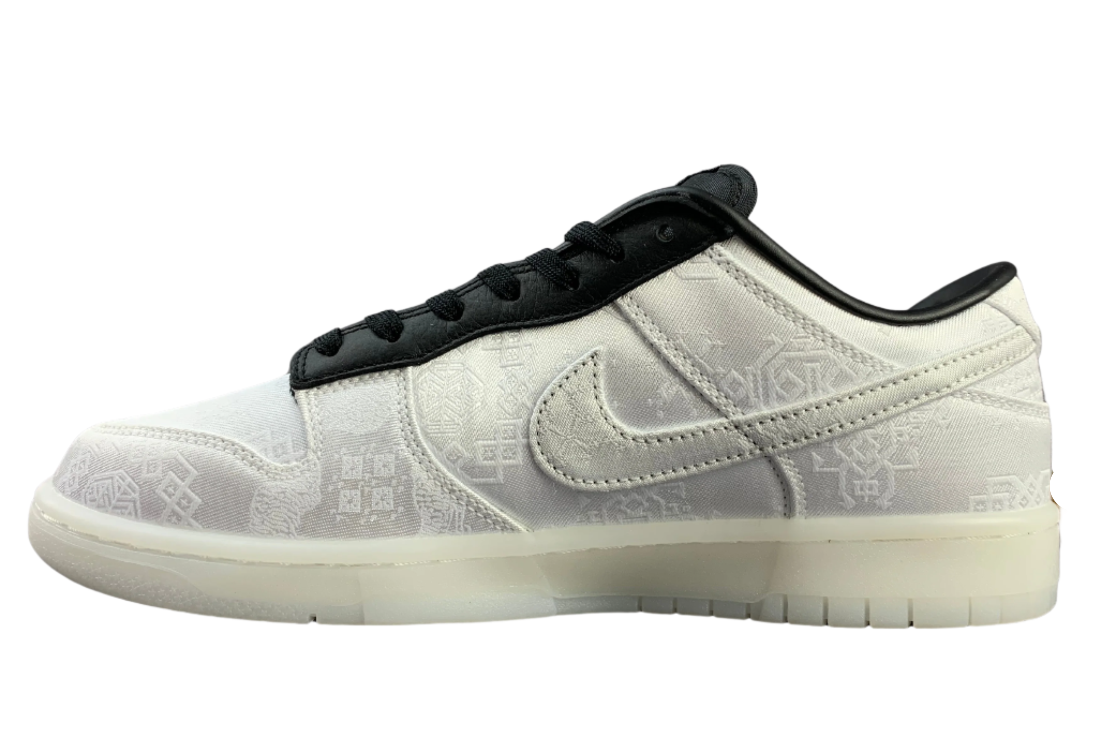 SB Dunk Low - White Satin Luxe