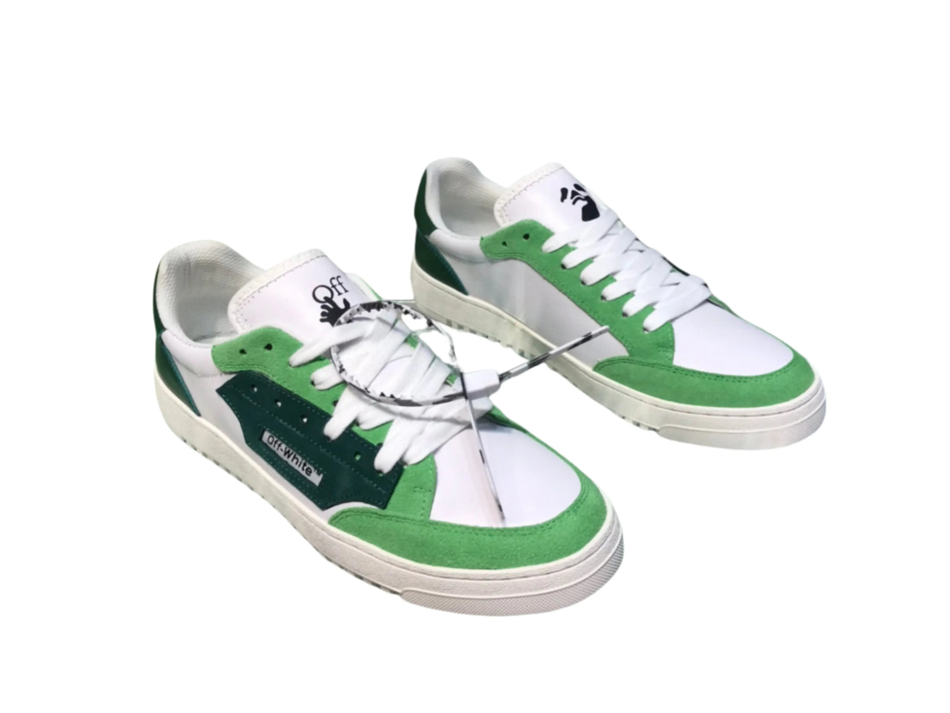 Off-White 5.0 Low Top - White & Green Off-White