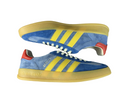 Adidas Gazelle x Gucci - Blue Suede & Yellow Stripes