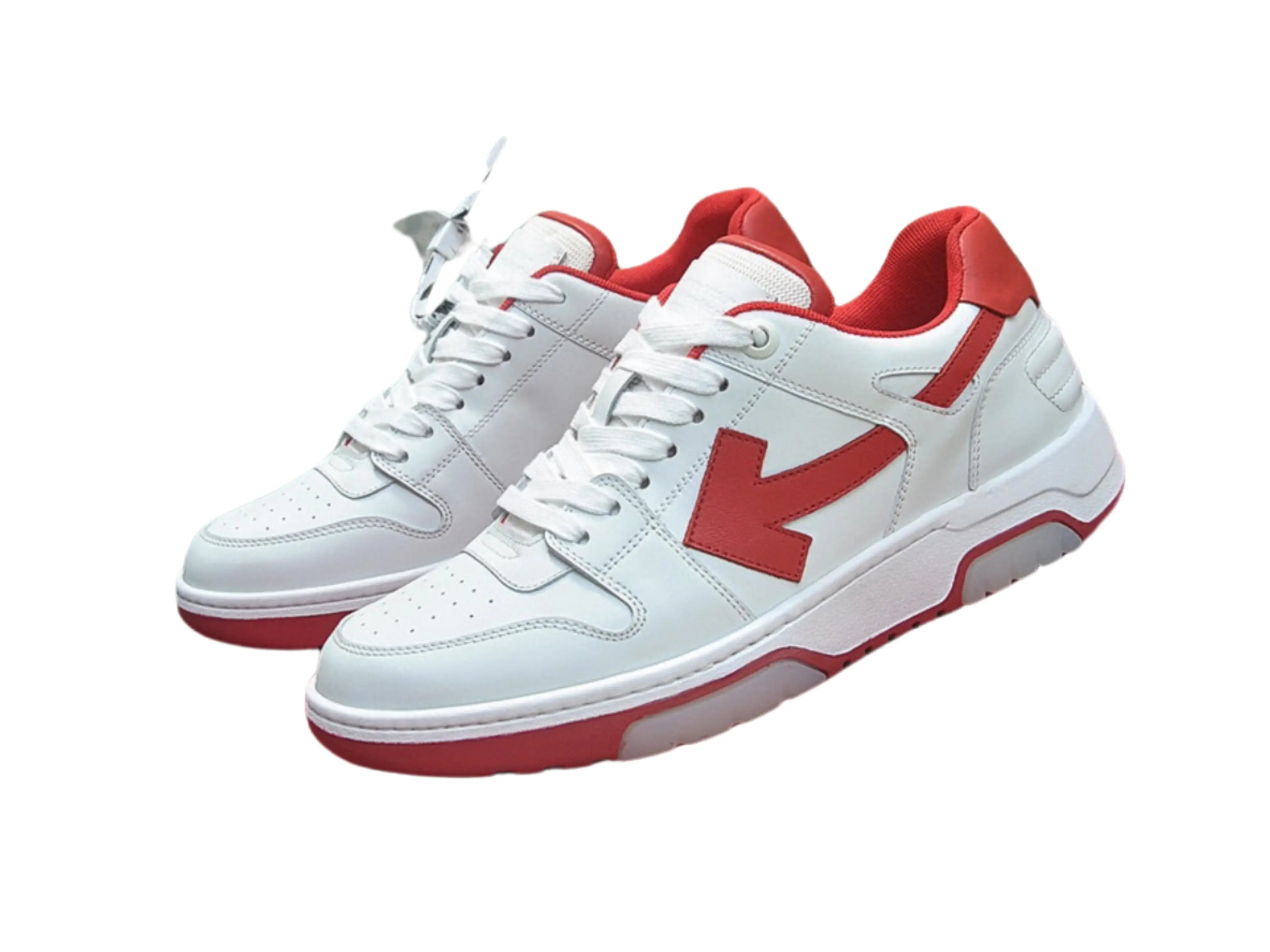 Off-White Out of Office Low-Top - White & Red Off-White