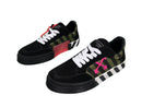 Off-White 2.0 Low Top - Black, Olive Camo & Pink Off-White