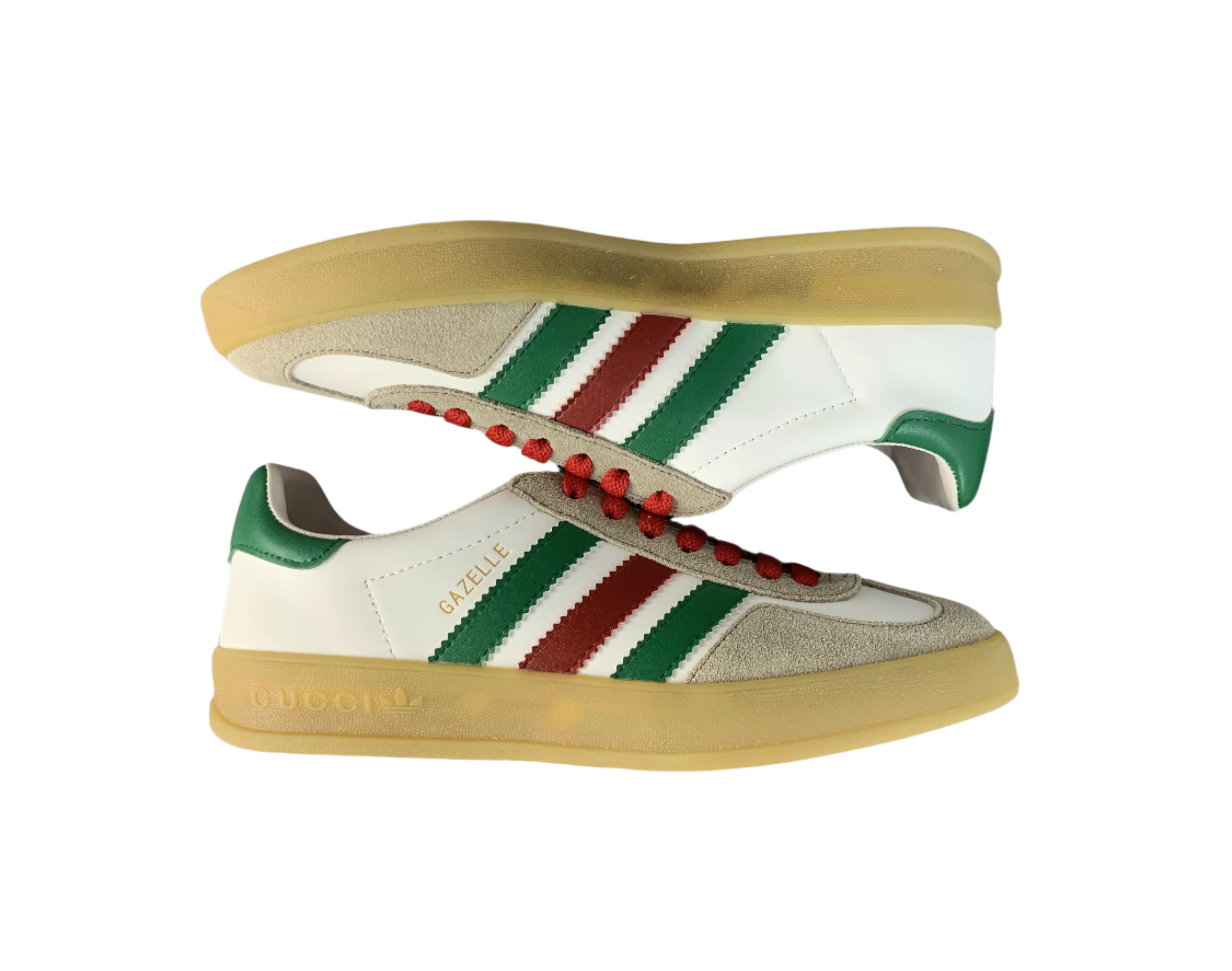 Adidas x Gucci Gazelle - Green & Red Heritage Luxe