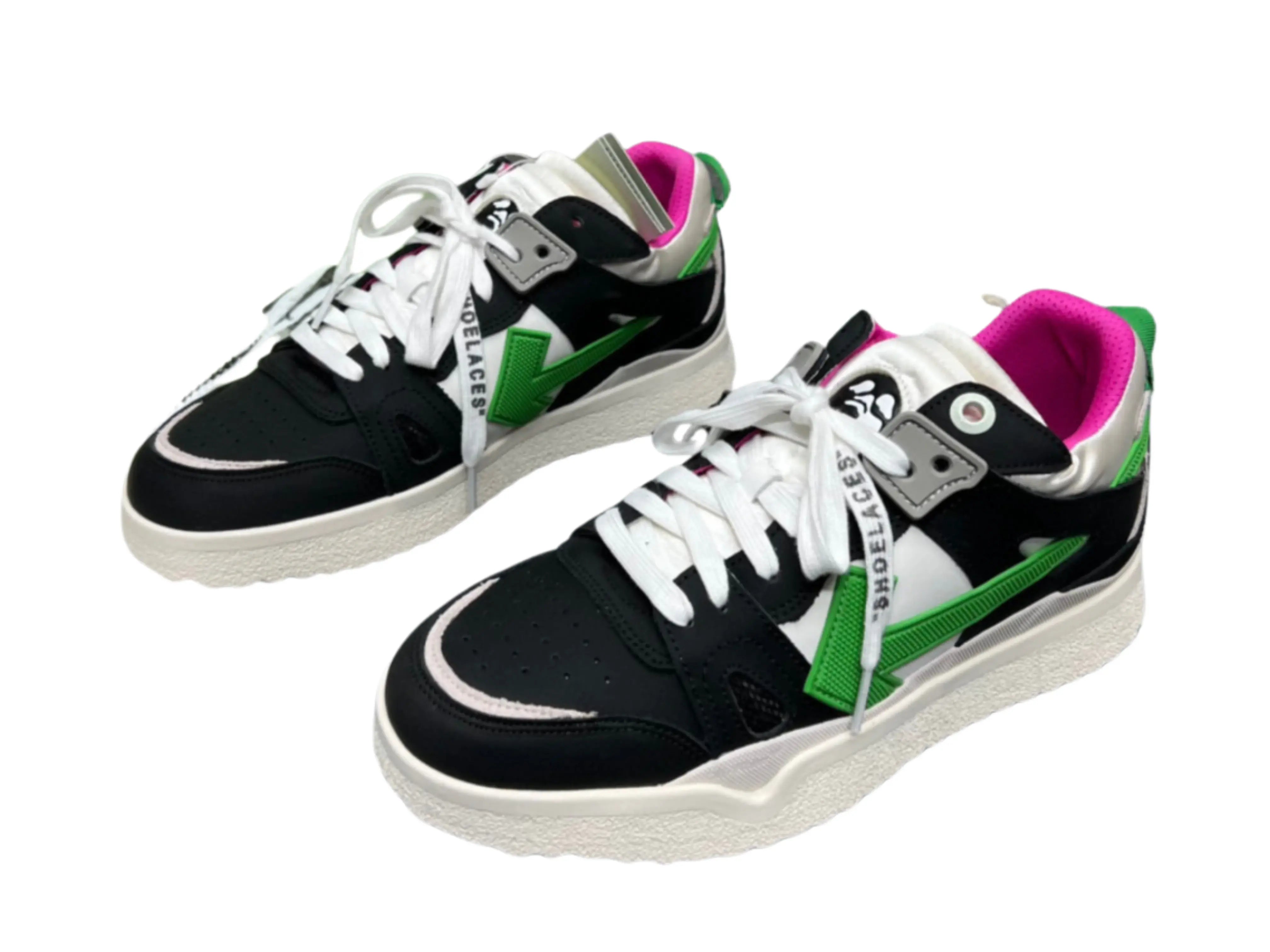 Off-White Mid-Top Sponge - Black & Green Off-White