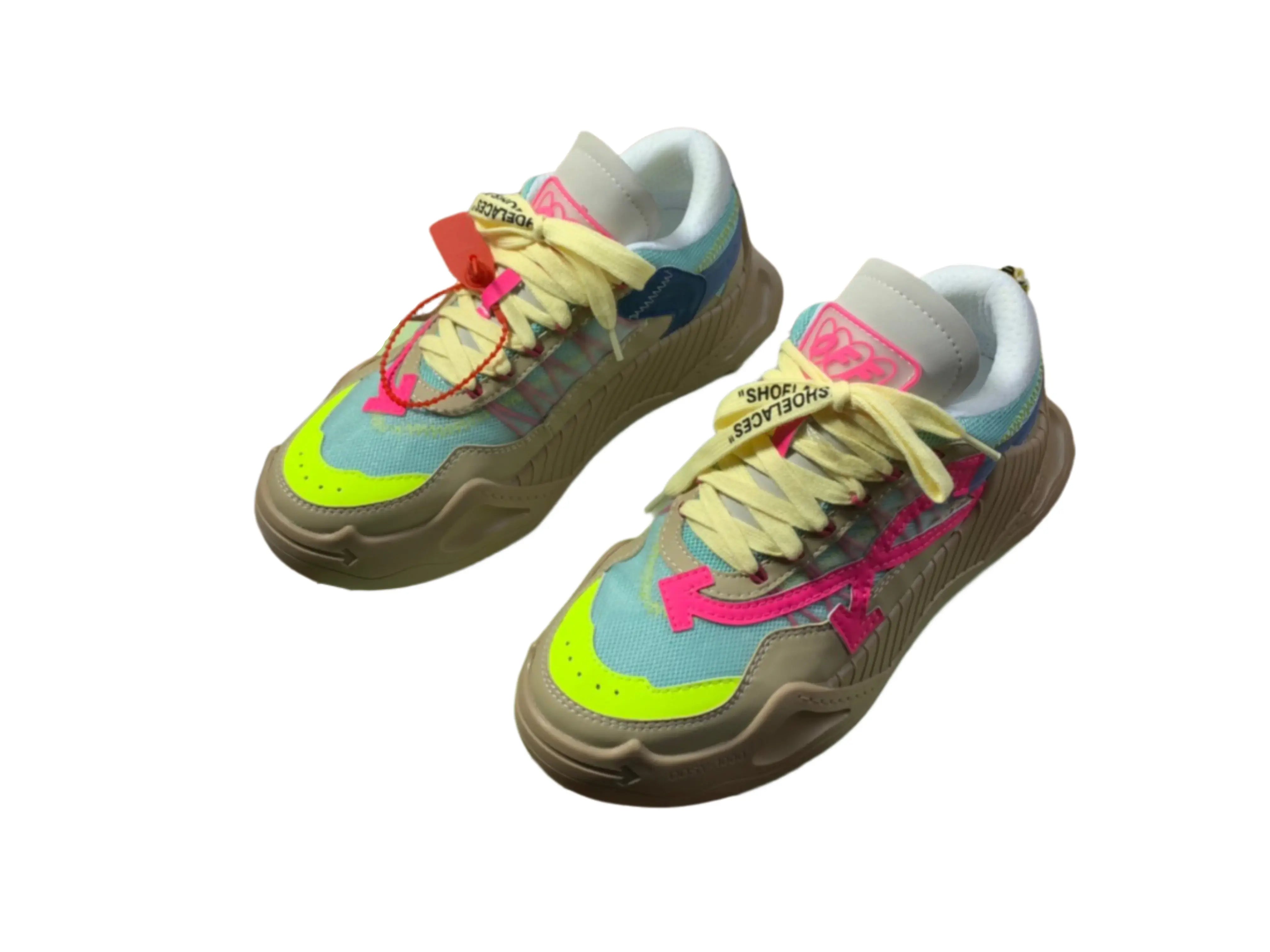 Off-White ODSY-1000 - Neon Yellow & Pink Off-White