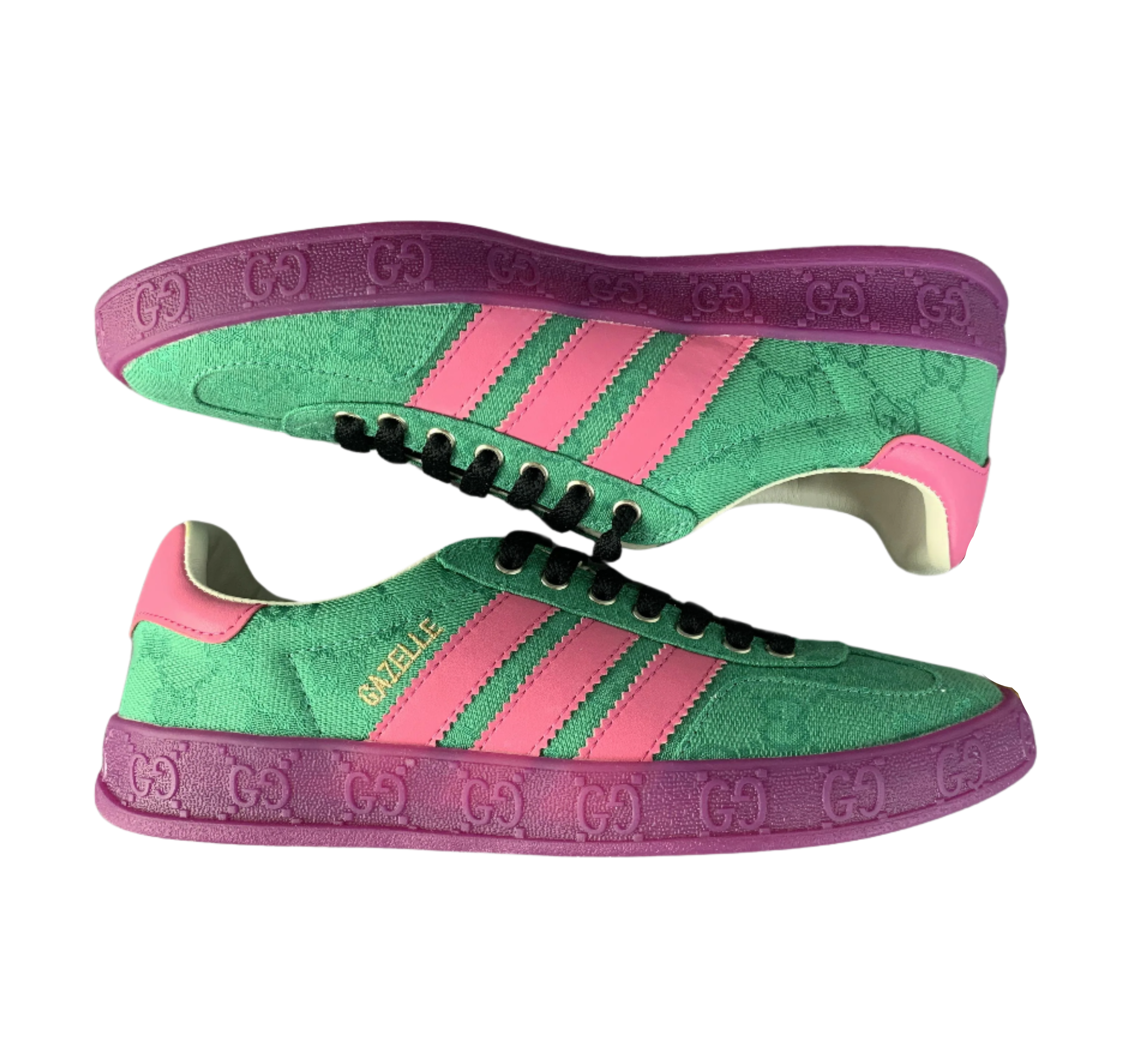 Adidas Gazelle x Gucci - Green, Pink & Purple