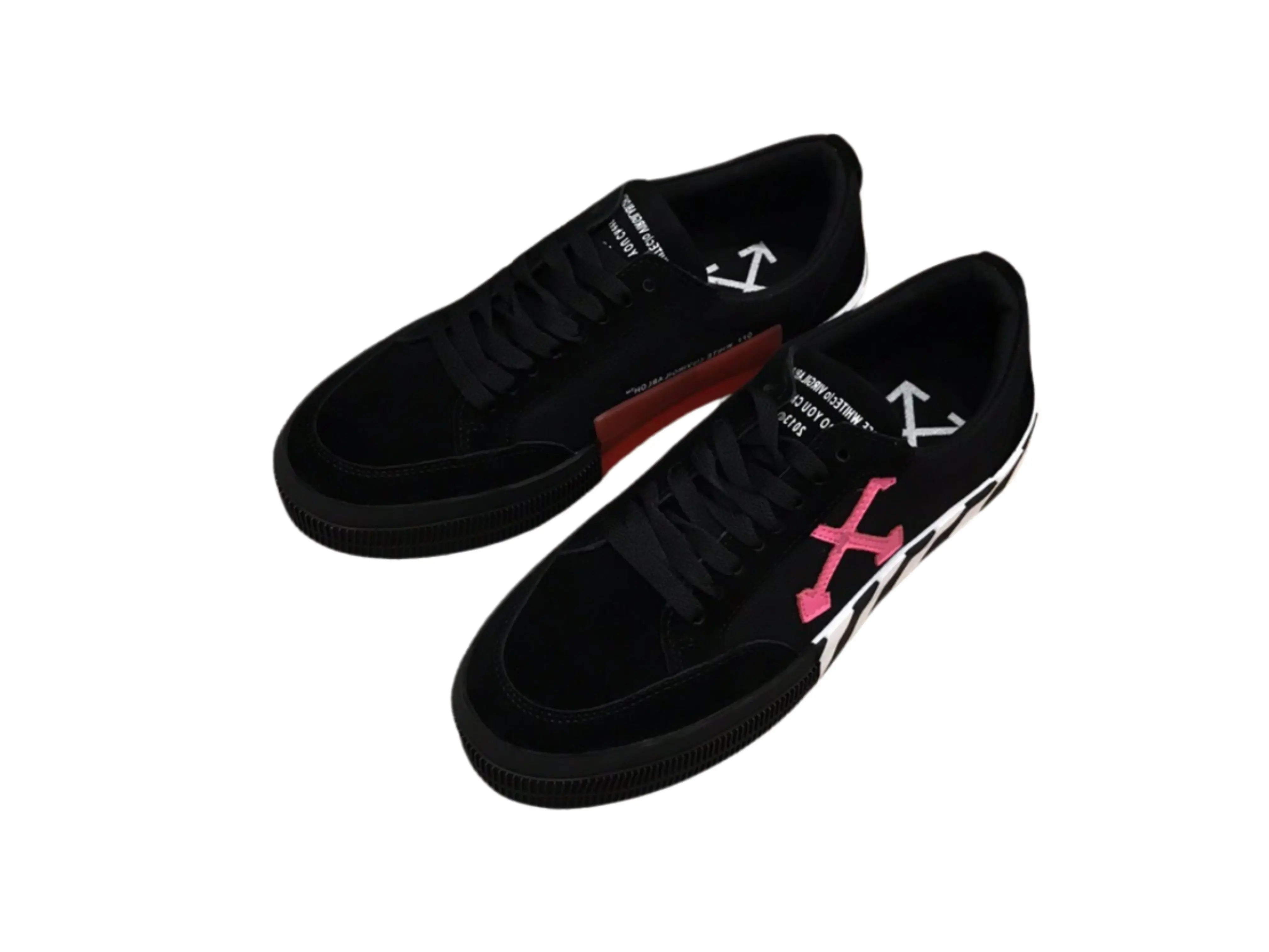 Off-White Vulcanized Low Top - Black & Pink - B-Shop
