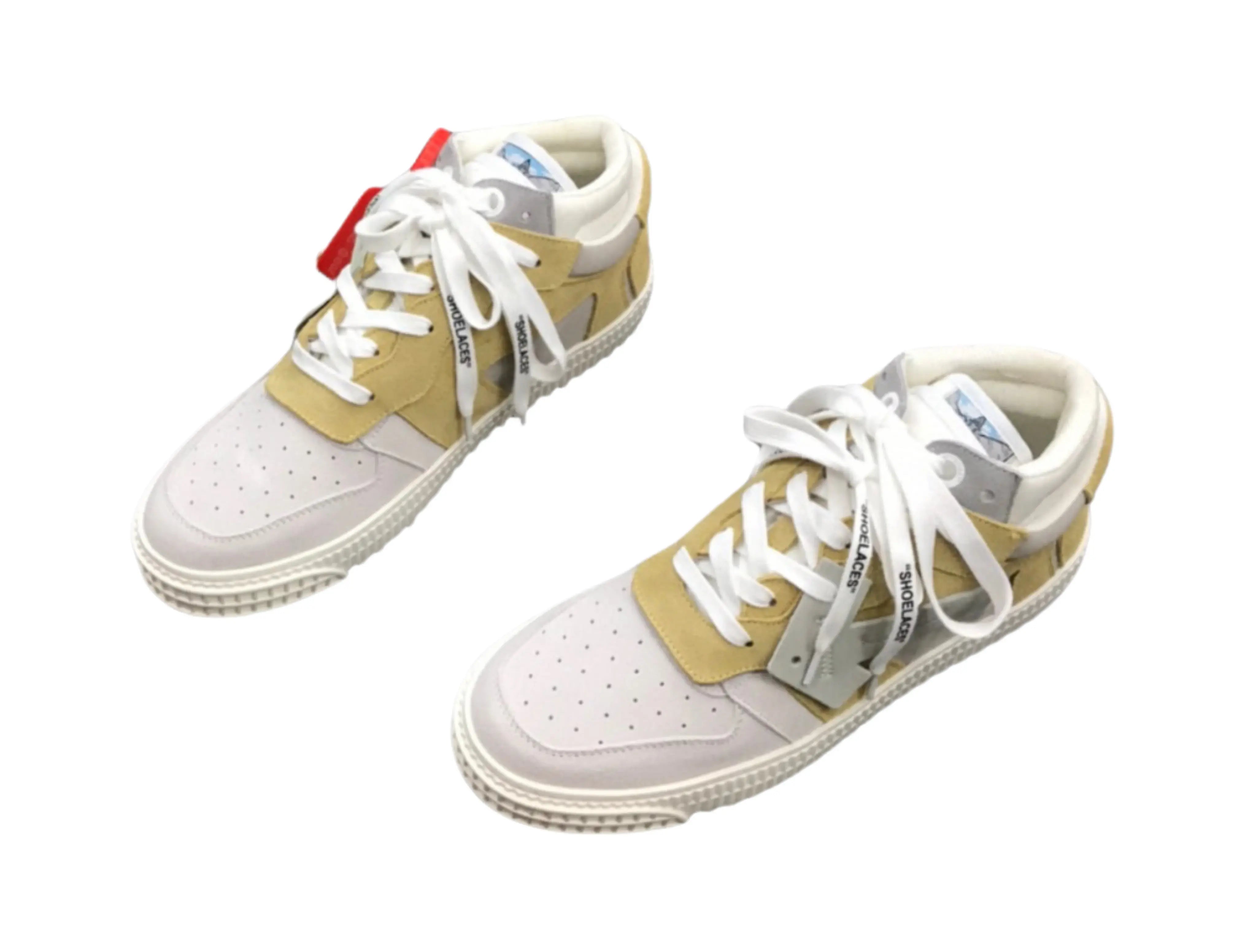 Off-White Off-Court 3.0 High Top - White, Beige & Grey Off-White