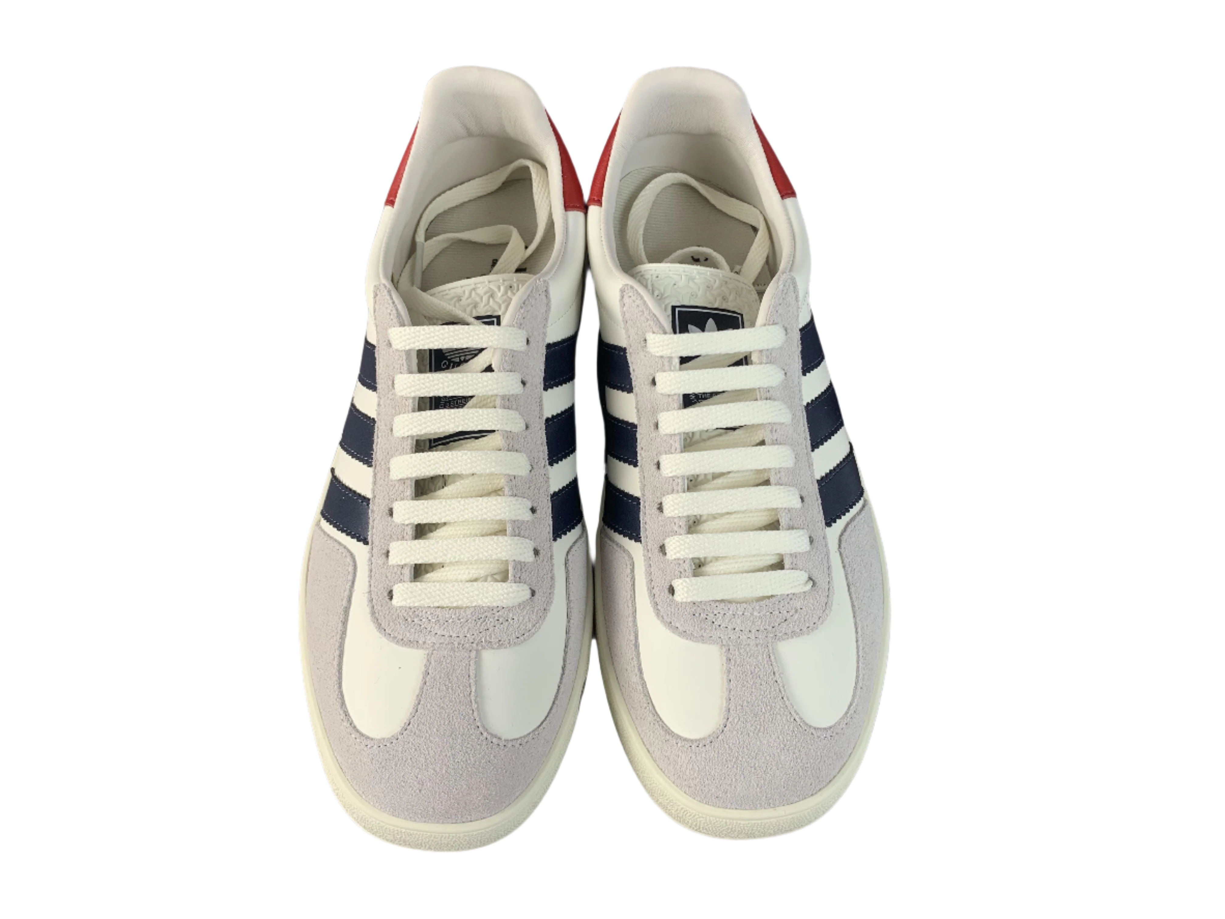 Adidas Gazelle x Gucci - White, Navy & Red